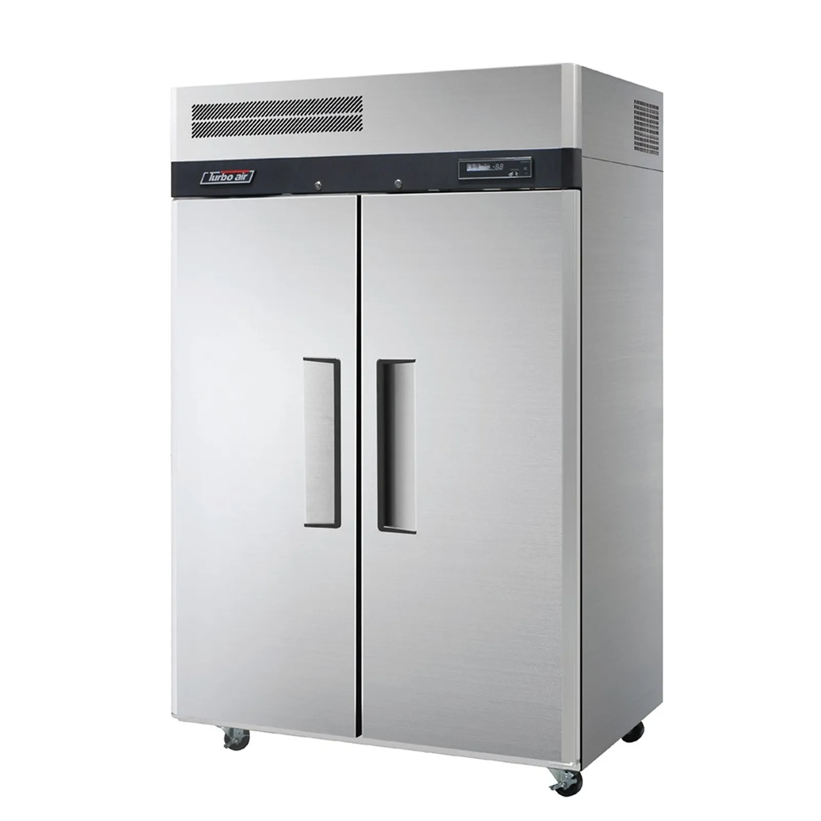 2 Door Upright Solid Door Fridge