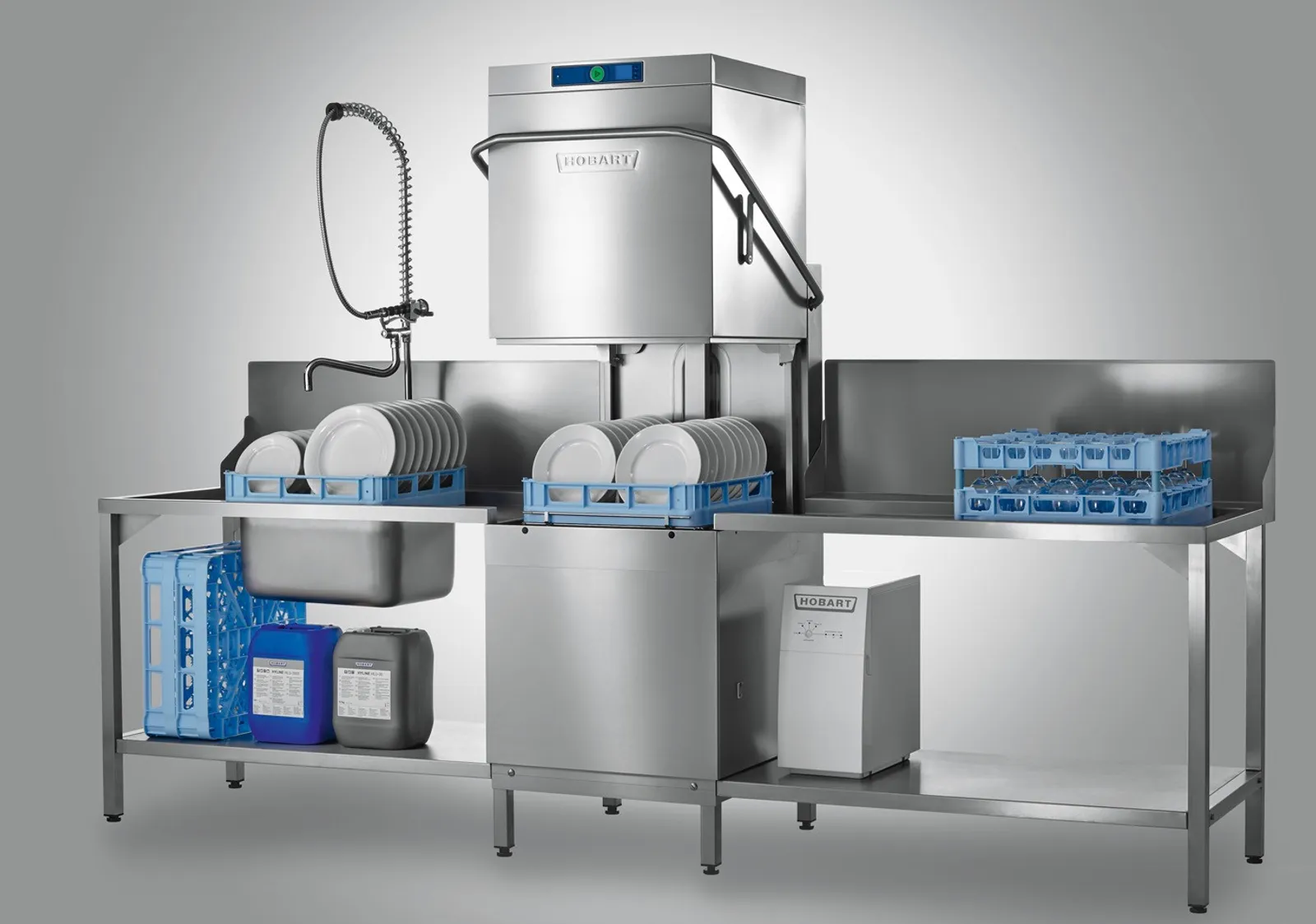 Dishwasher Inlet and Outlet Benches