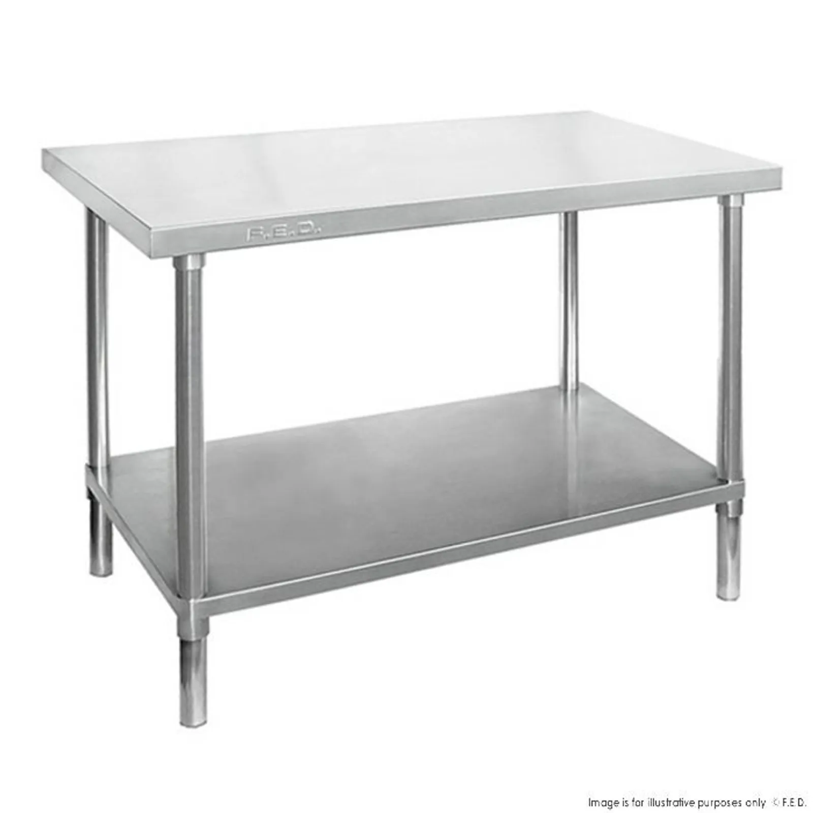 Modular System WB6-0900/A - Stainless Steel Workbench