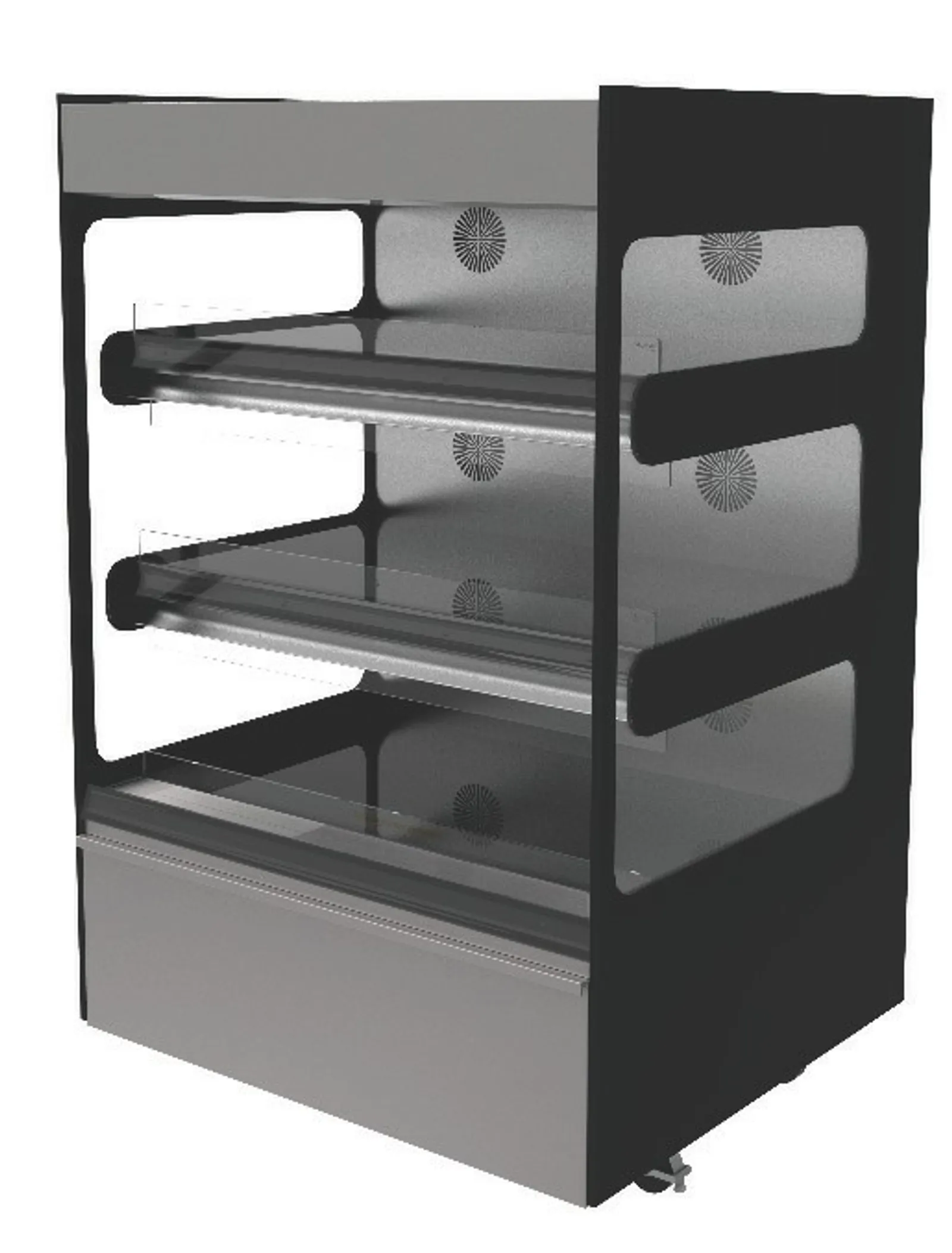 Flexeserve NUE-FXZNA10S3Q  - 3 Tier Floor Standing Hot Food Display 975mm