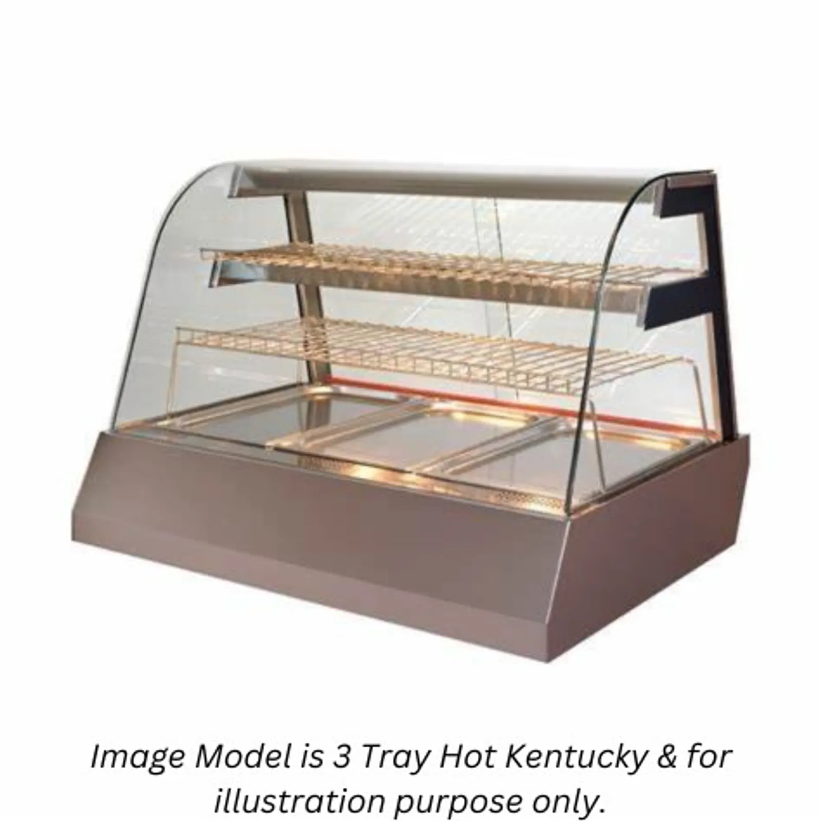 Unis 4 Tray HOT Kentucky Hot Food Display Cabinet