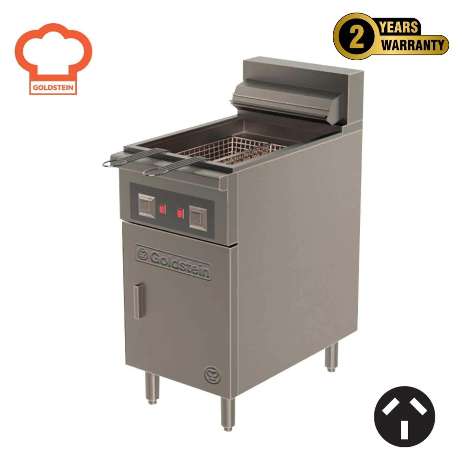 Goldstein FRET18DL - Electric Split Pan Fryer