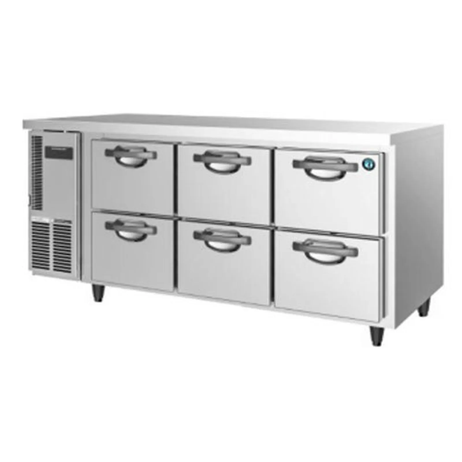 Hoshizaki RTC-167DEA-GN-6D 6 Drawer 150mm Deep Gastronorm Underbench Refrigerator