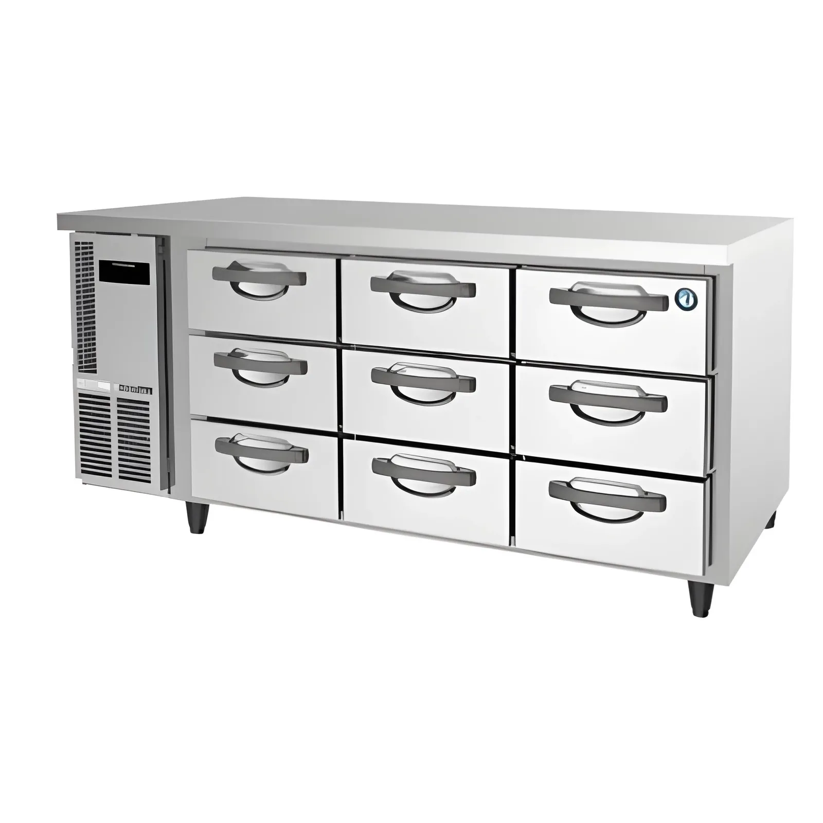 Hoshizaki RTC-167DEA-GN-9D 9 Drawer 100mm Deep Gastronorm Underbench Refrigerator