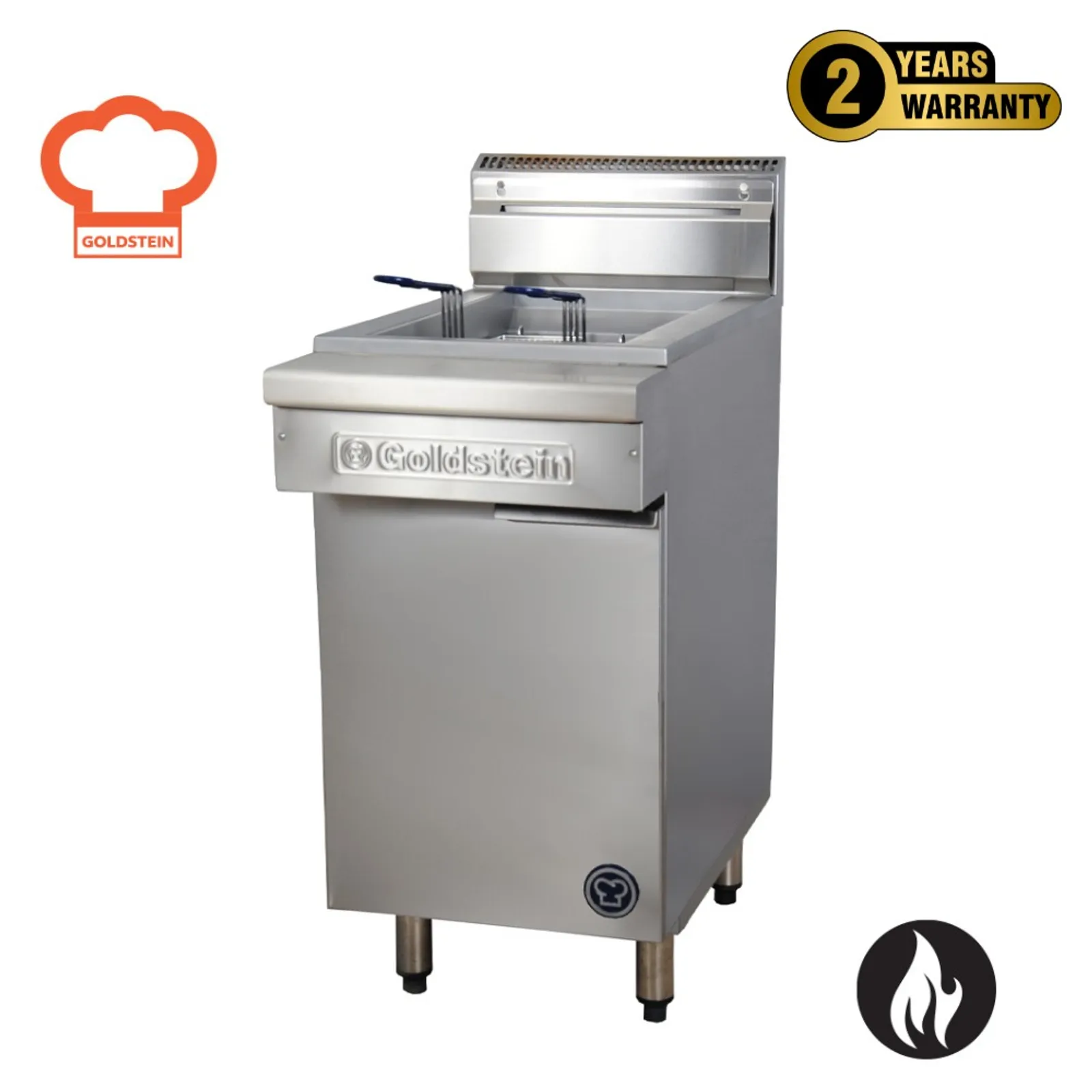 Goldstein VFG1L 800 Series - Single V-Pan Fryer