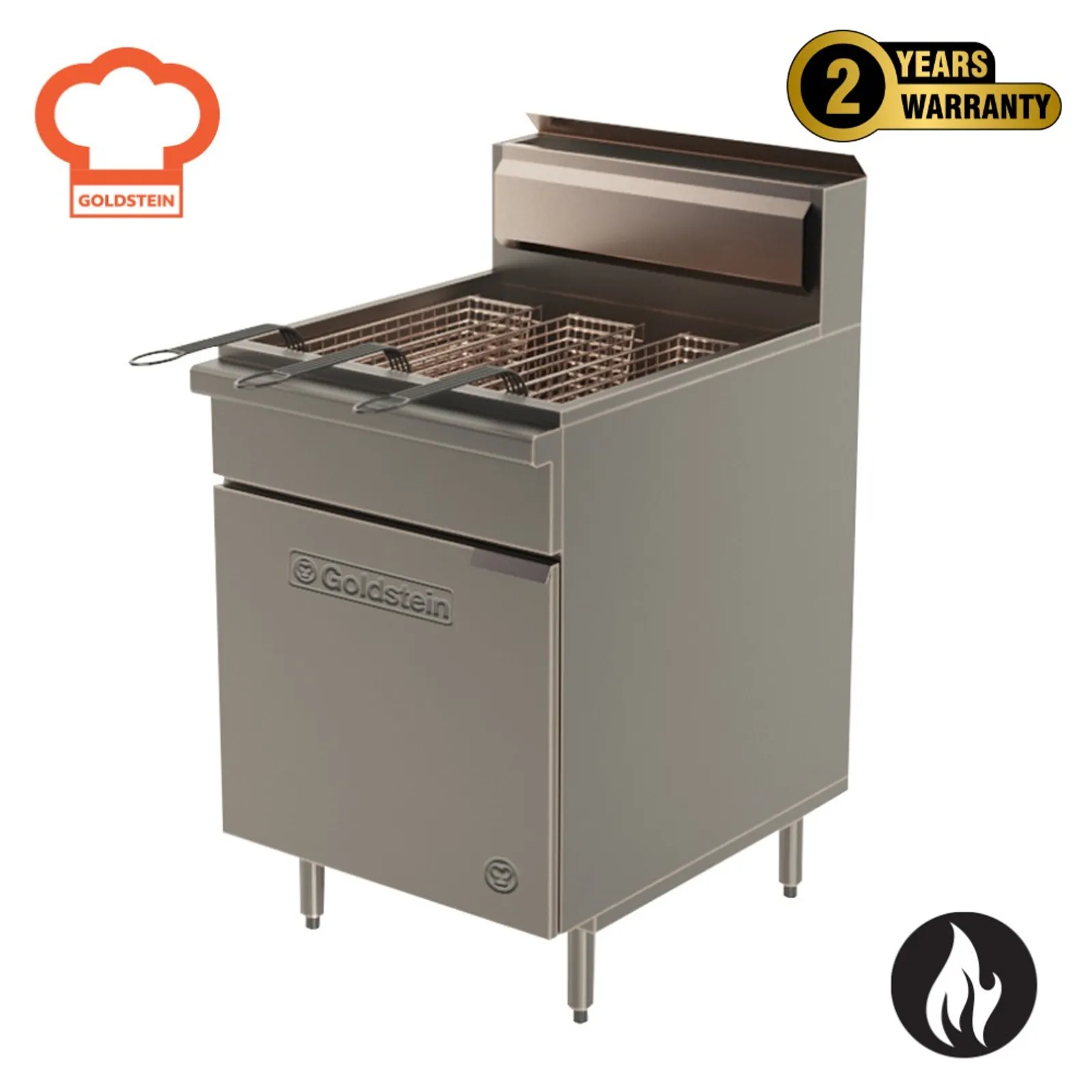 Goldstein TGF24ML 800 Series - Single Pan Turbo Fryer