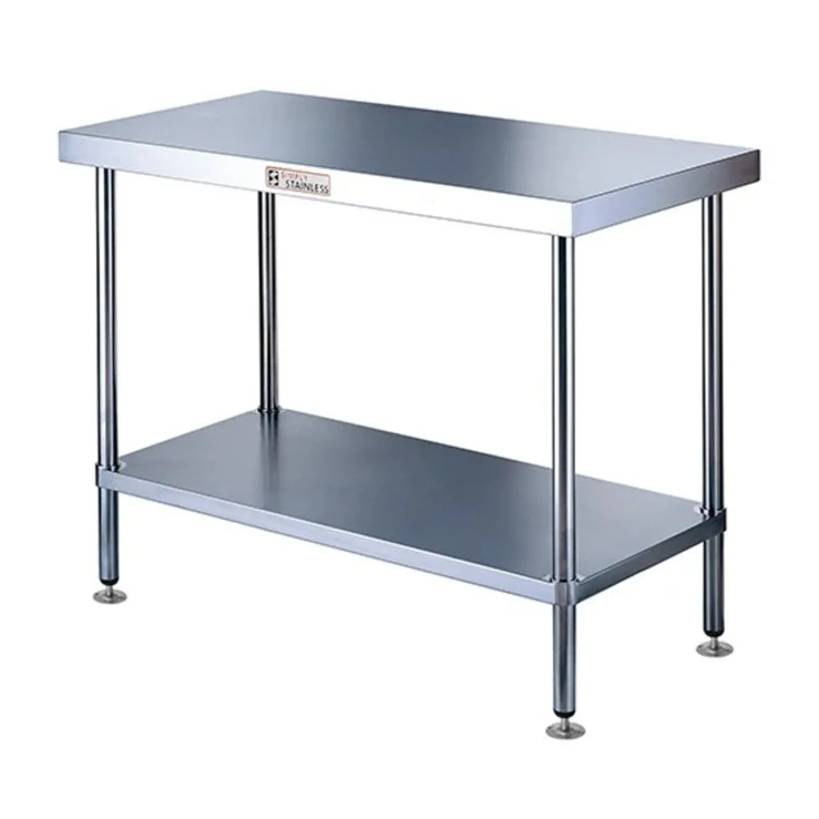 Simply Stainless SS01.9.1500 Island Work Bench (900 Series) - 1500mm