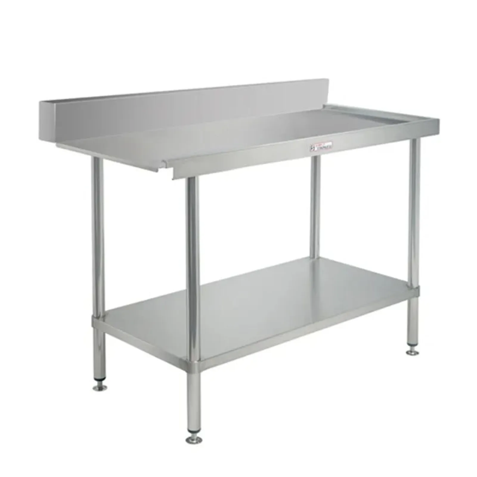 Simply Stainless SS07.1500.R Dishwasher Outlet Bench (600 Series) - 1500mm - Right Hand Outlet