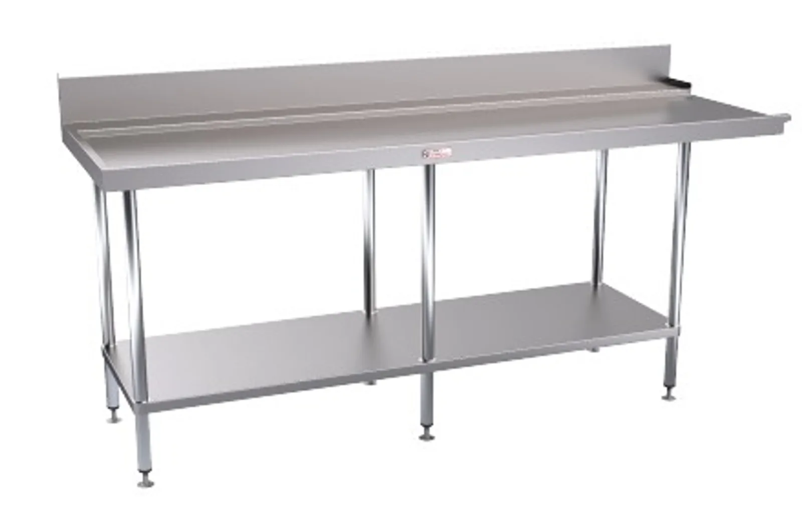 Simply Stainless SS07.2100.L Dishwasher Outlet Bench (600 Series) - 2100mm - Left Hand Outlet