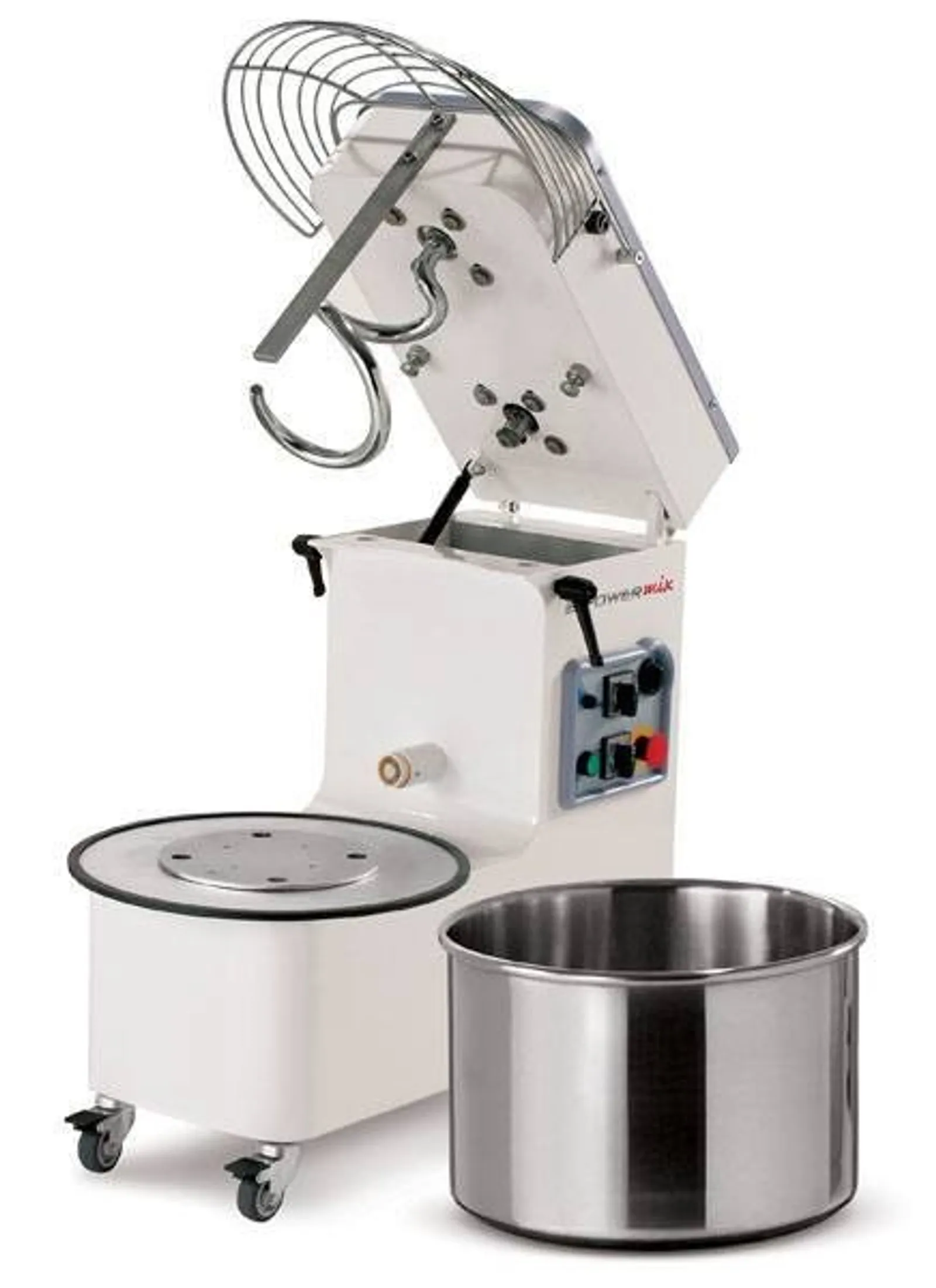 Mecnosud SMM1044 Tilting Head Removable Bowl Spiral Mixer 50Lt
