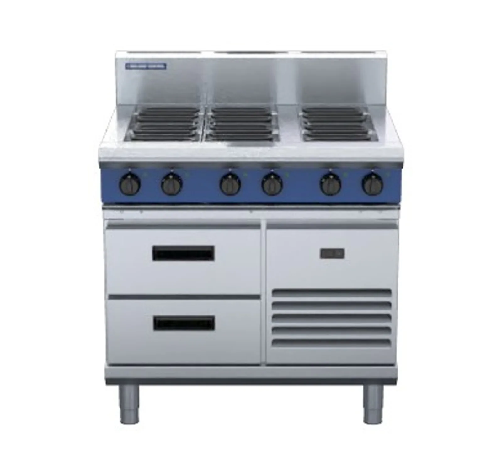 Blue Seal Evolution Series E516D-RB - 900mm Electric Cooktop Refrigerated Base