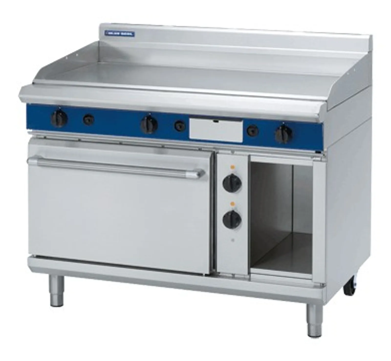 Blue Seal Evolution Series GPE508 - 1200mm Gas Griddle Electric Static Oven Range