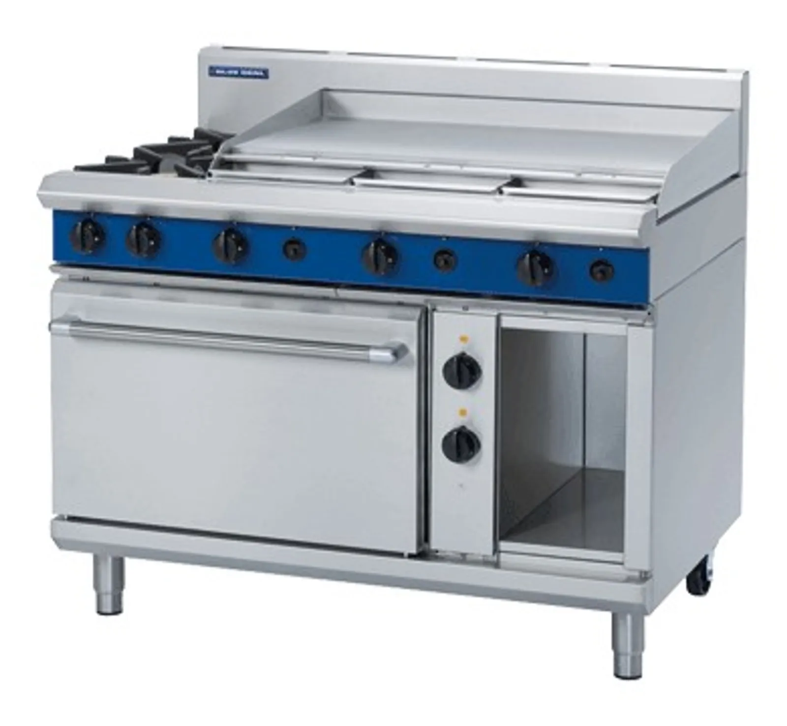 Blue Seal Evolution Series GE508A - 1200mm Gas Range Electric Static Oven