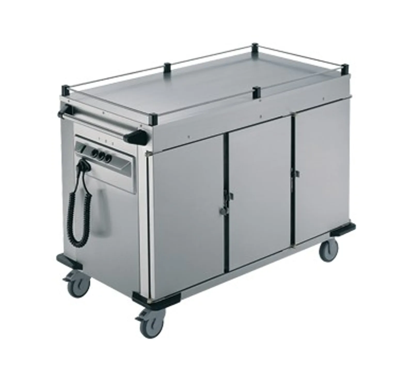 Rieber NORM-III-0 - 3 x Heated Cabinets Mobile Food Transport Trolley