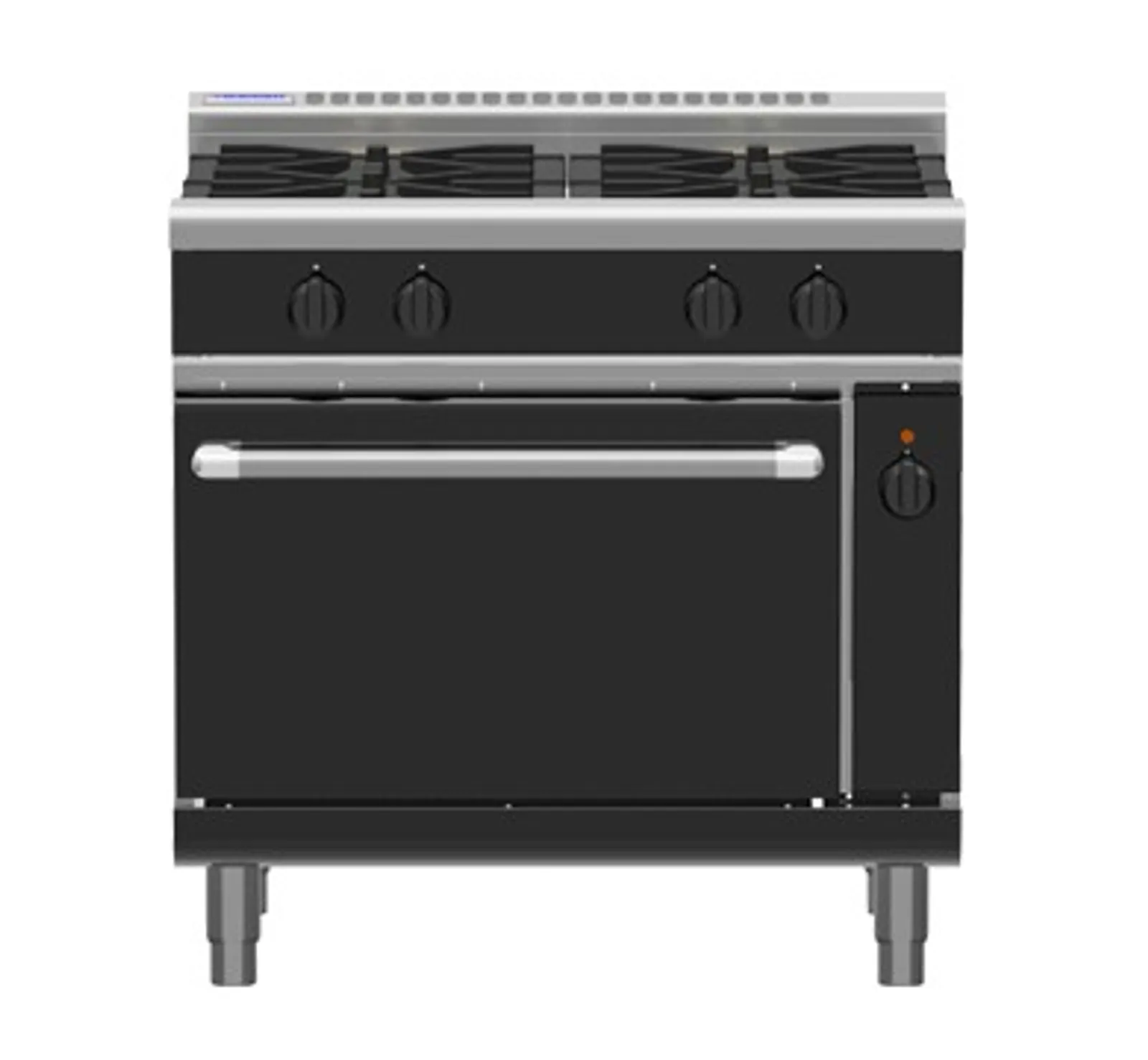 Waldorf Bold RNLB8910GEC - 900mm Gas Range Electric Convection Oven Low Back Version
