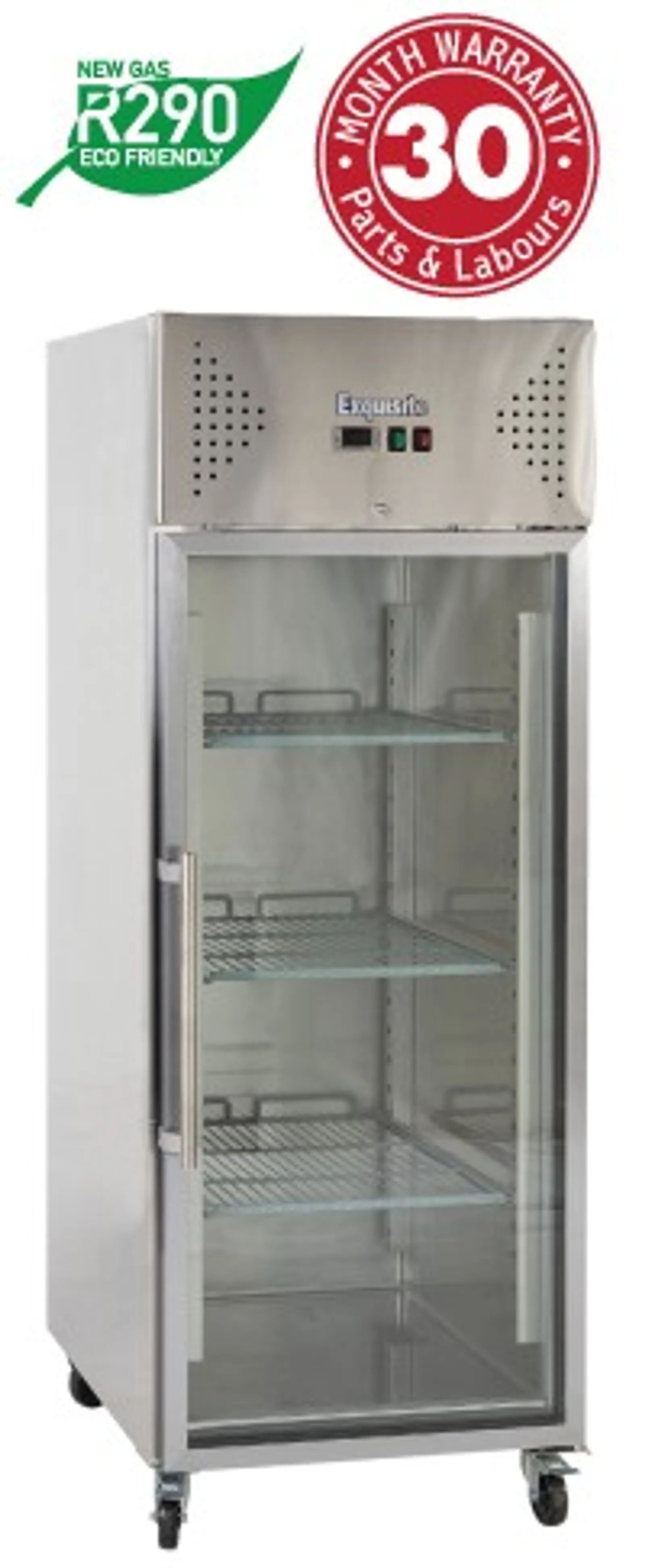 Exquisite GSC650G One Glass Door Upright Storage Refrigerators
