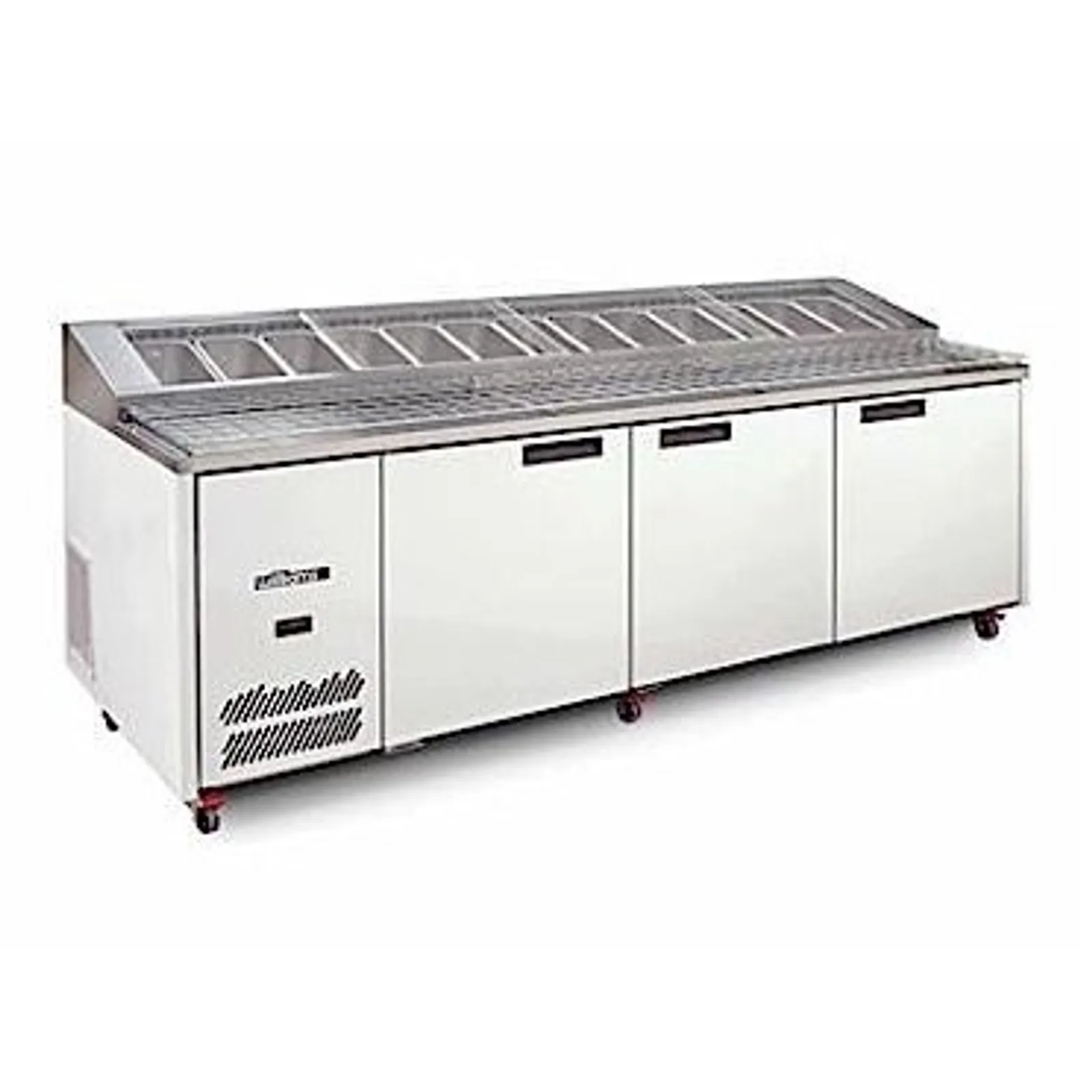 Williams HJ3PCBA Jade PC - 3 Door Pizza Prep Counter Fridge, White