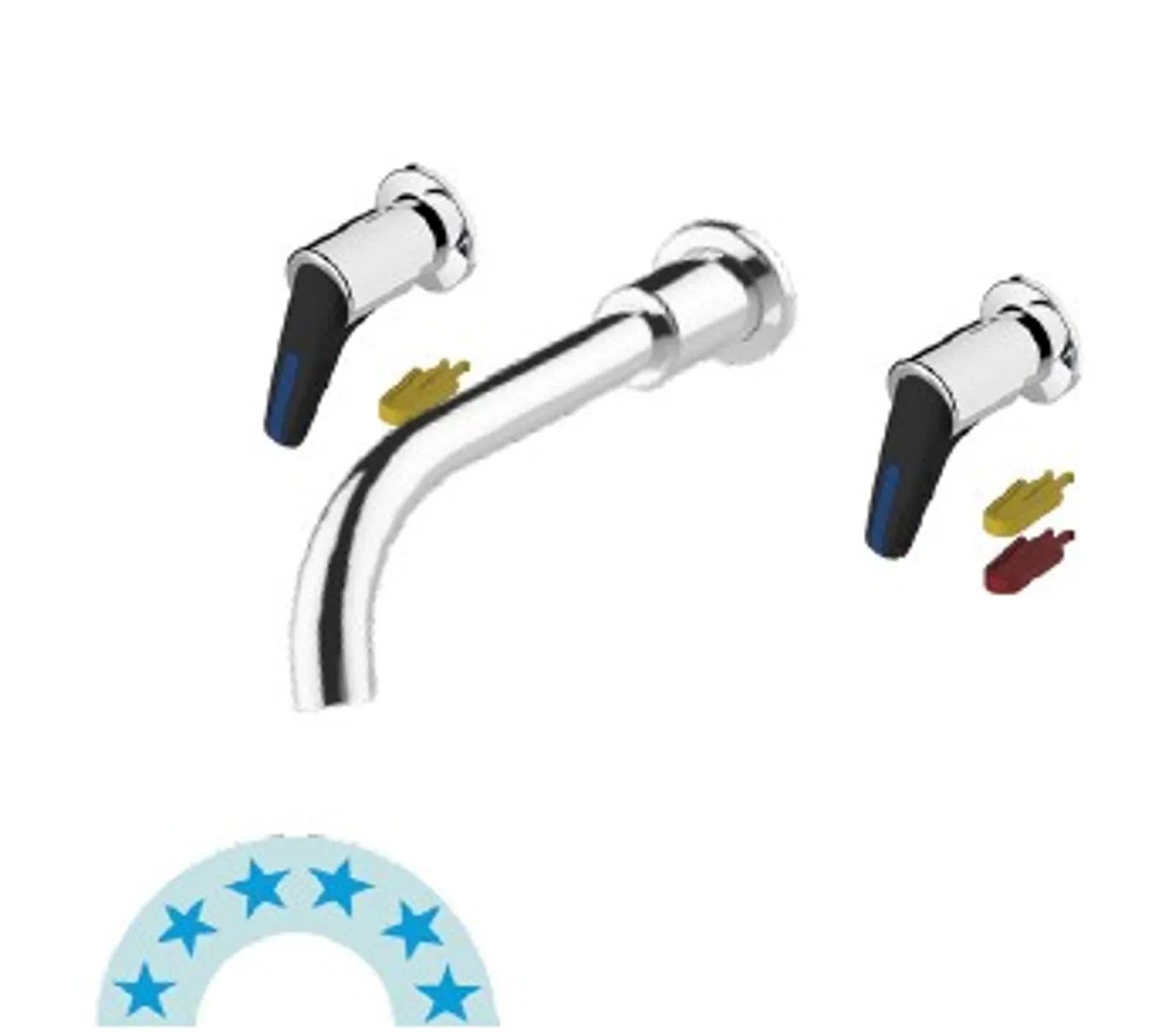 Yellow Tapware YW22065W W-Series Wall Mount