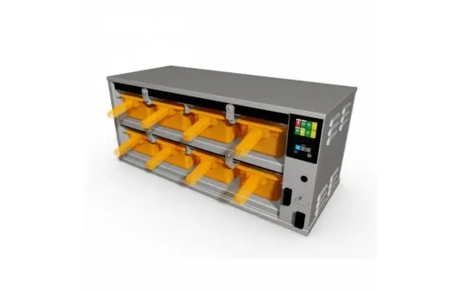 Duke RFHU-24-FL044GM Hot Holding Cabinet, 2 High 4 Wide, 100mm Deep