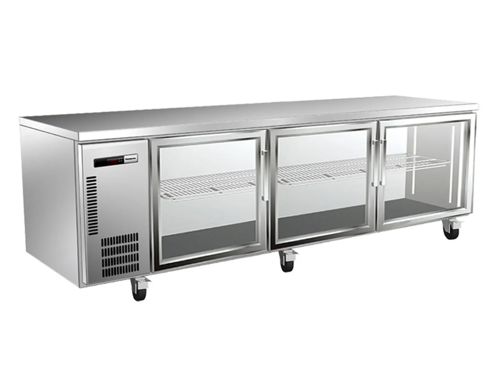 Panasonic BR-1871HP - 3 Glass Swing Door Fridge 495L