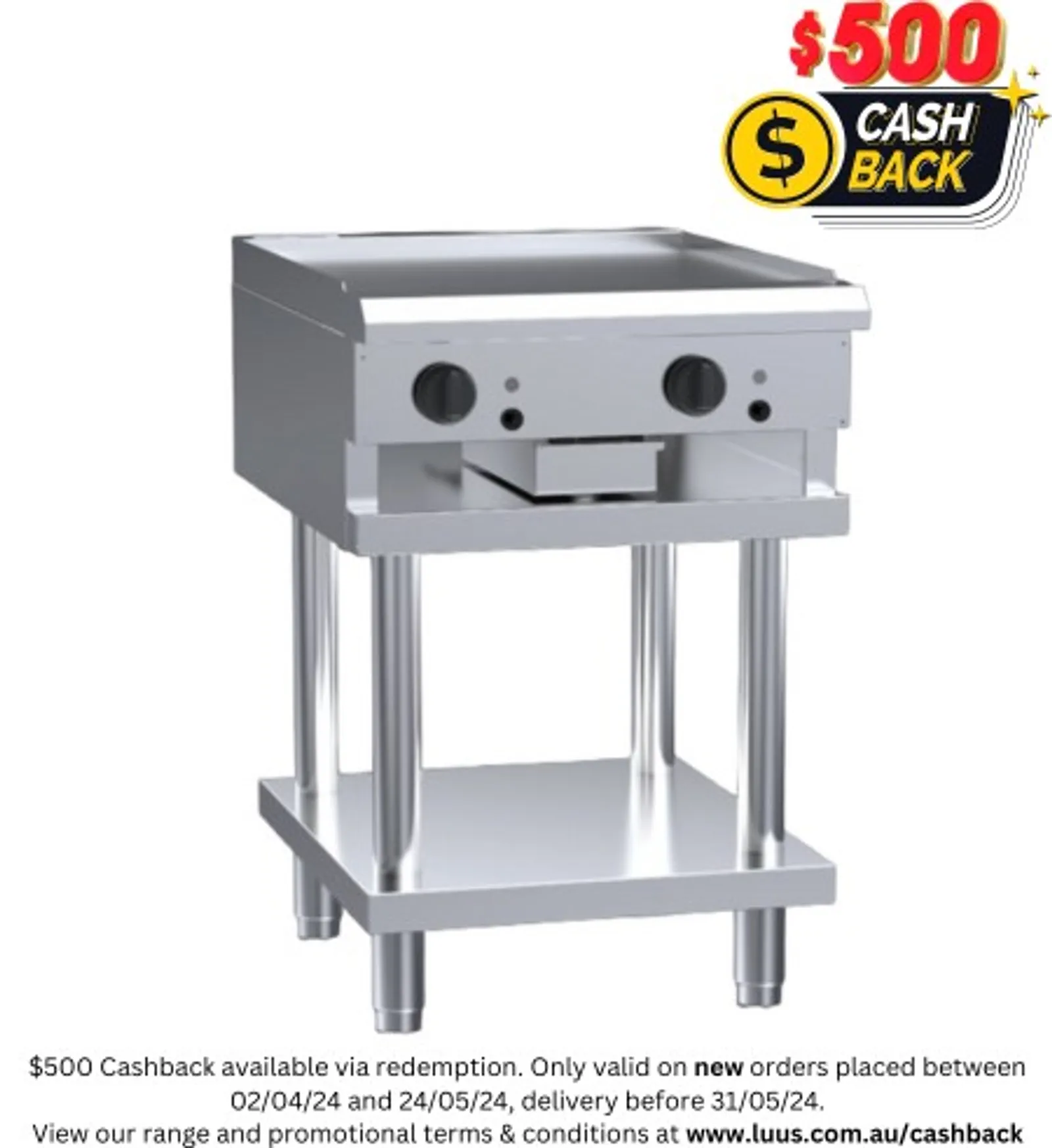 LUUS CS-6P-T Teppanyaki Grill - 600 Wide