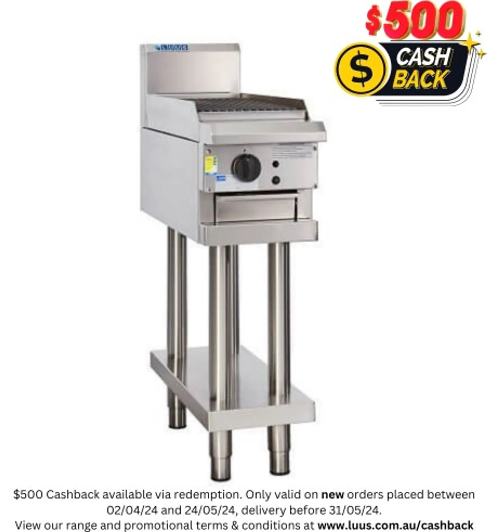 LUUS CS-3C - 300mm Chargrill