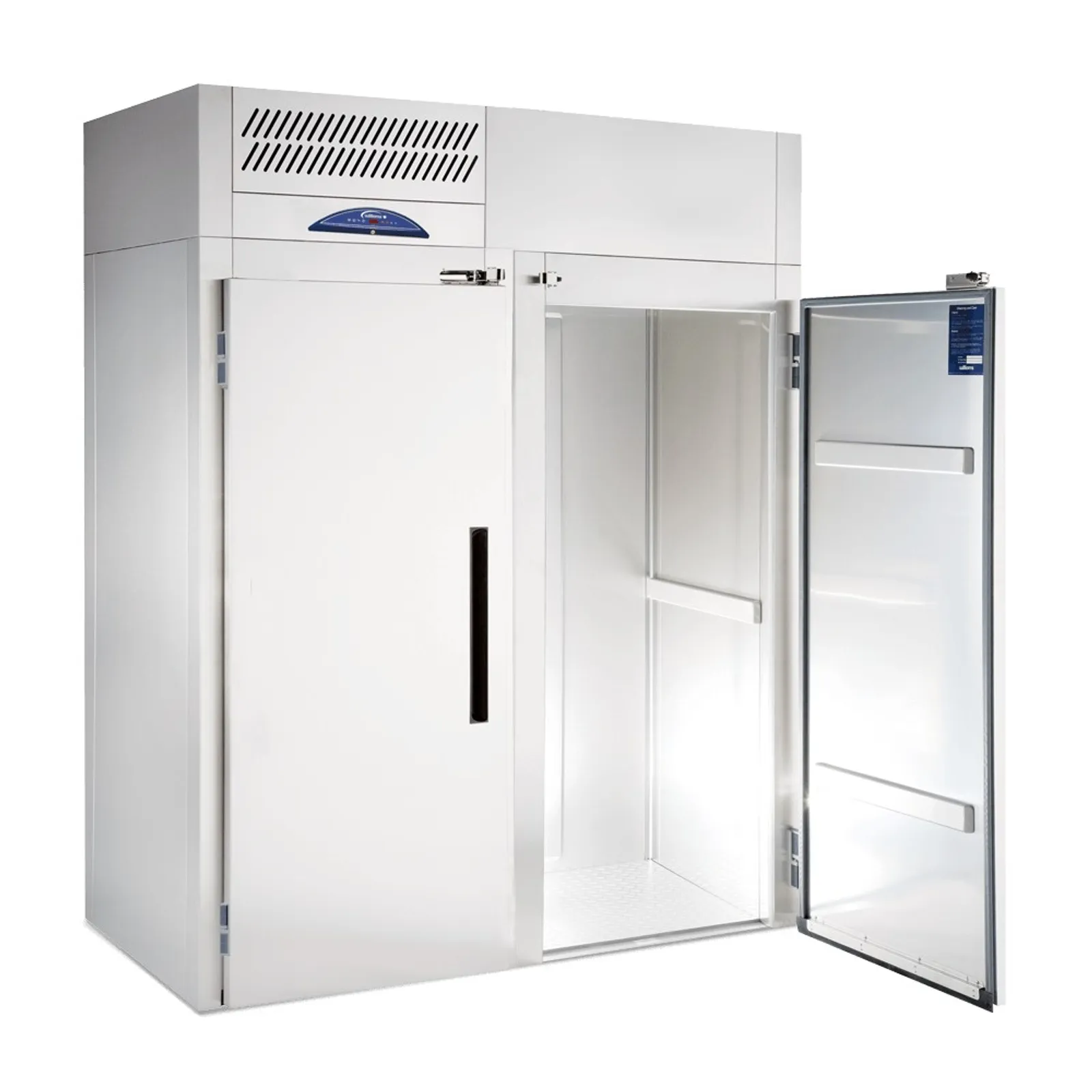 Williams LRMR2T - 2 Solid Door Ruby Roll-in Freezer