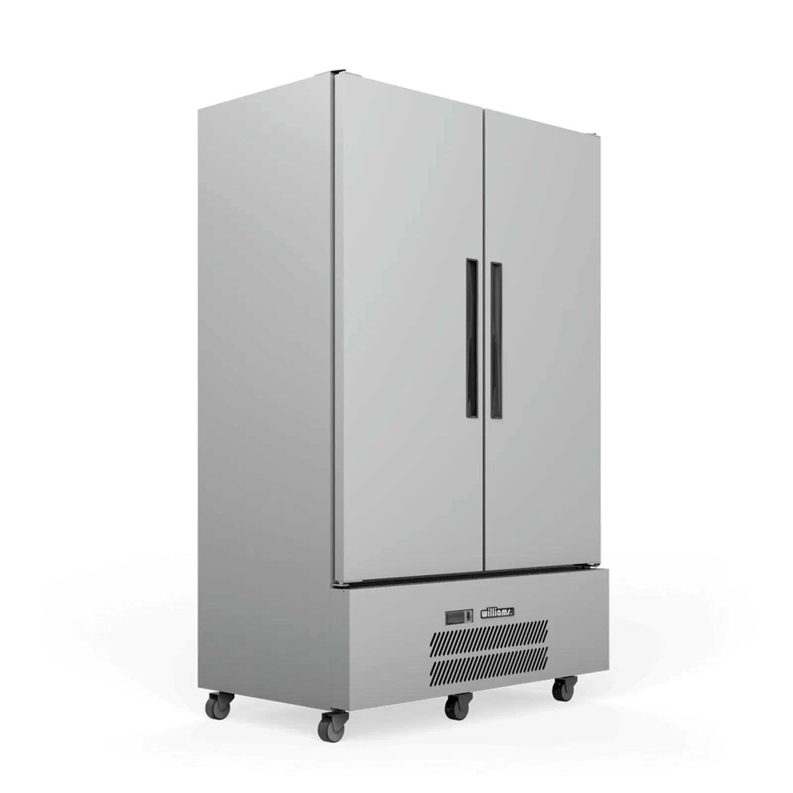 Williams HQS2SS Quartz Star - 2 Solid Door Upright Fridge, Stainless Steel