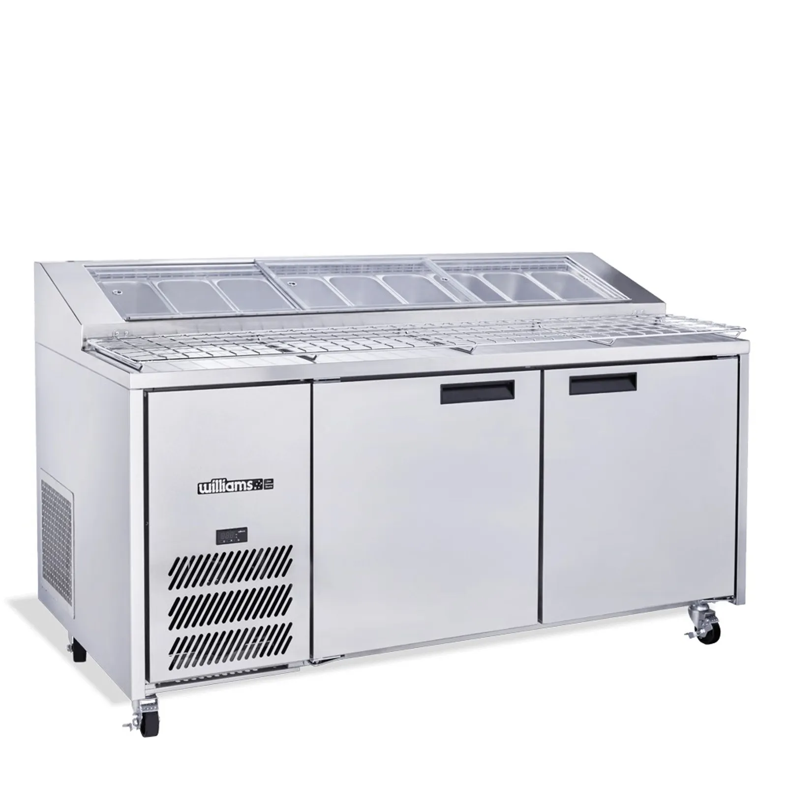 Williams HJ2PCBASS Jade PC - 2 Door Pizza Prep Counter, Stainless Steel