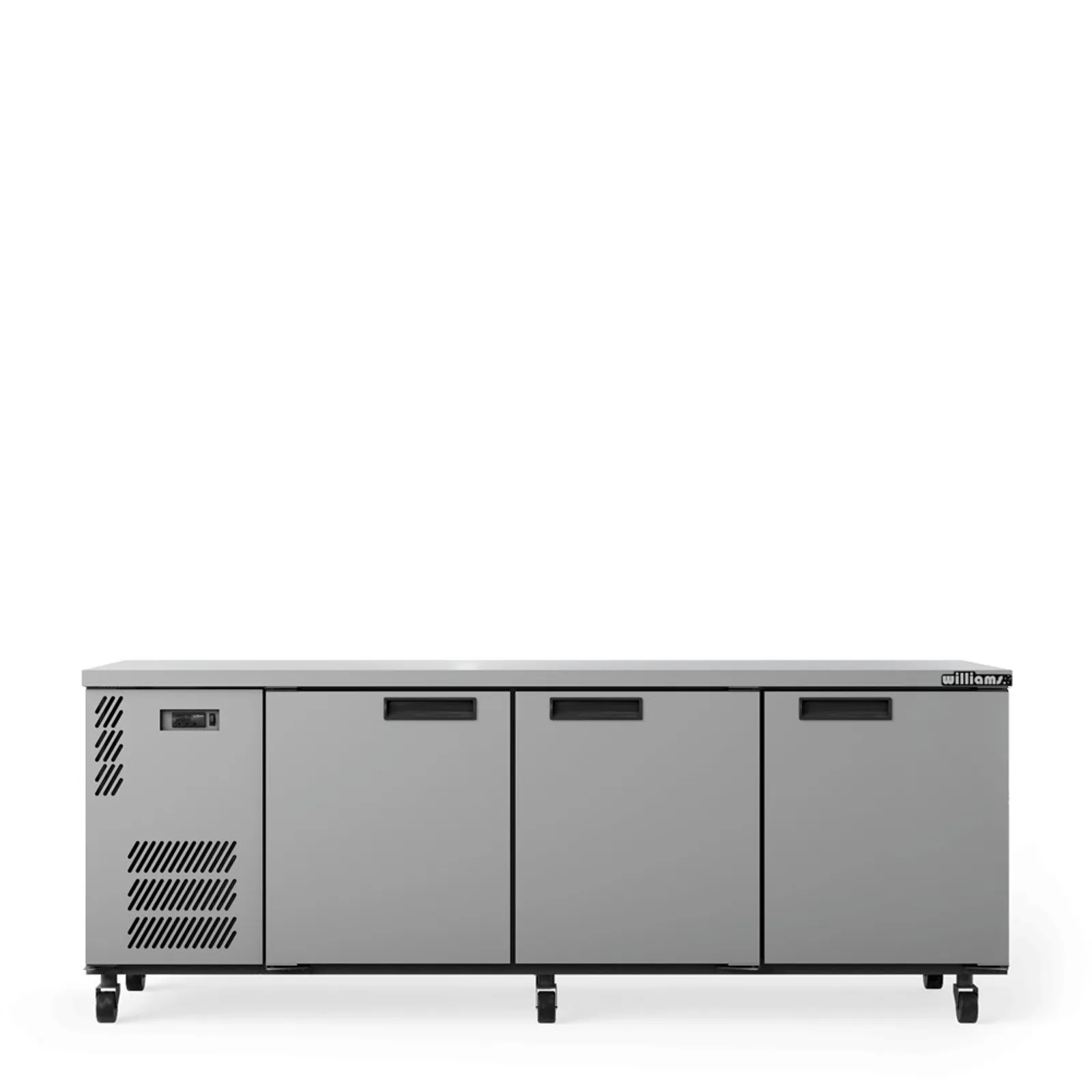 Williams HB3USSHC Boronia - 3 Solid Door Undercounter Fridge, Stainless Steel