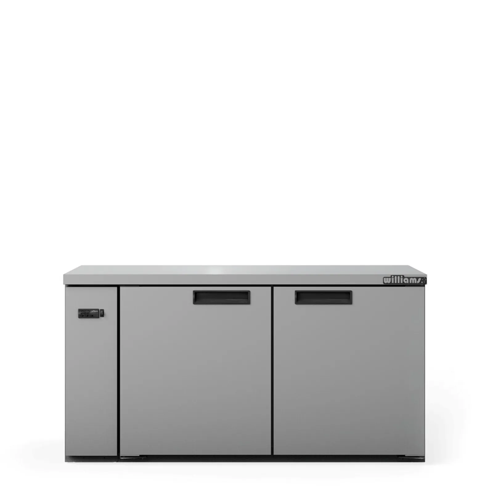 Williams HB2RSS Boronia Remote - 2 Solid Door Underbench Fridge, Stainless Steel