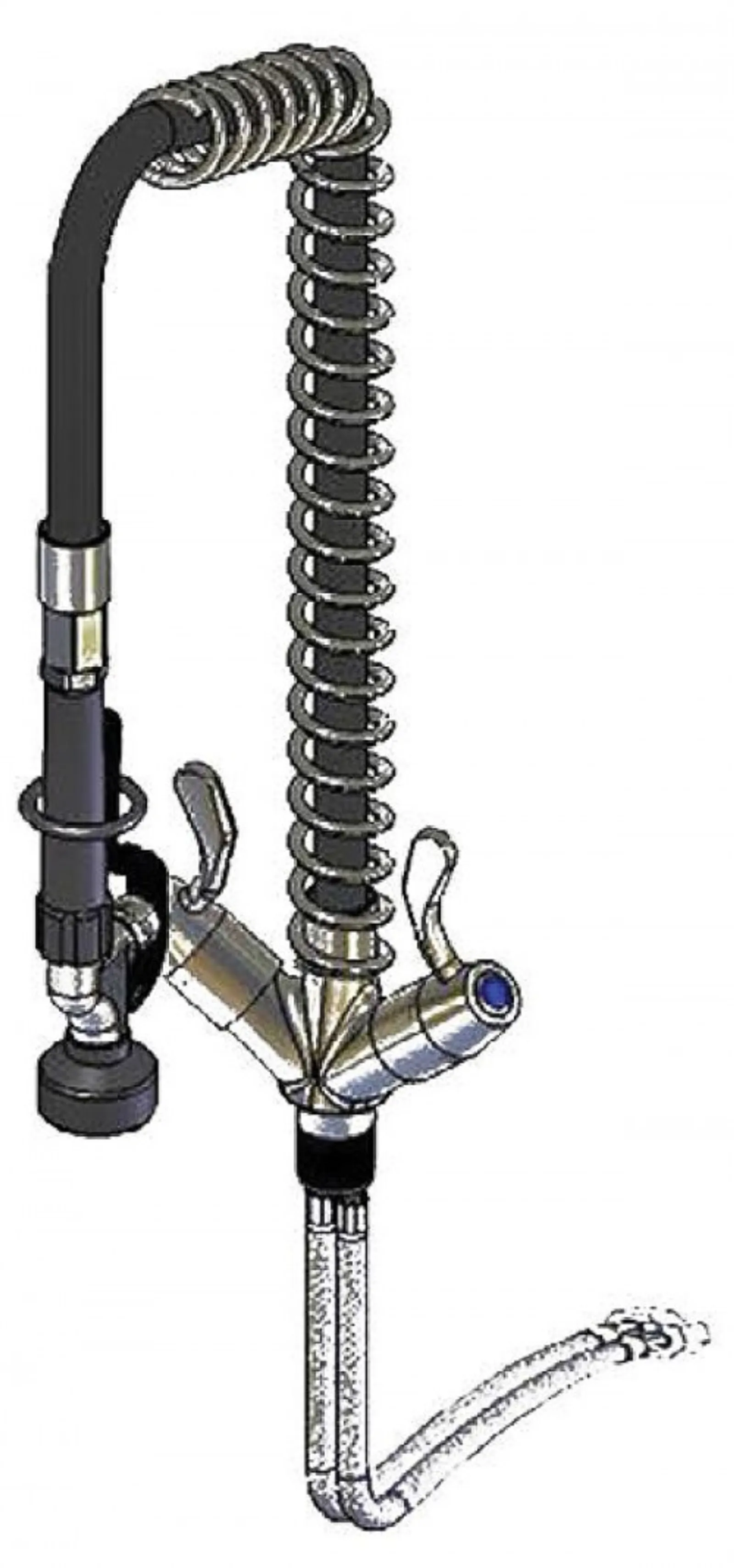 Yellow Tapware Y2615 - Deck Mount Short Pre Rinse Assembly