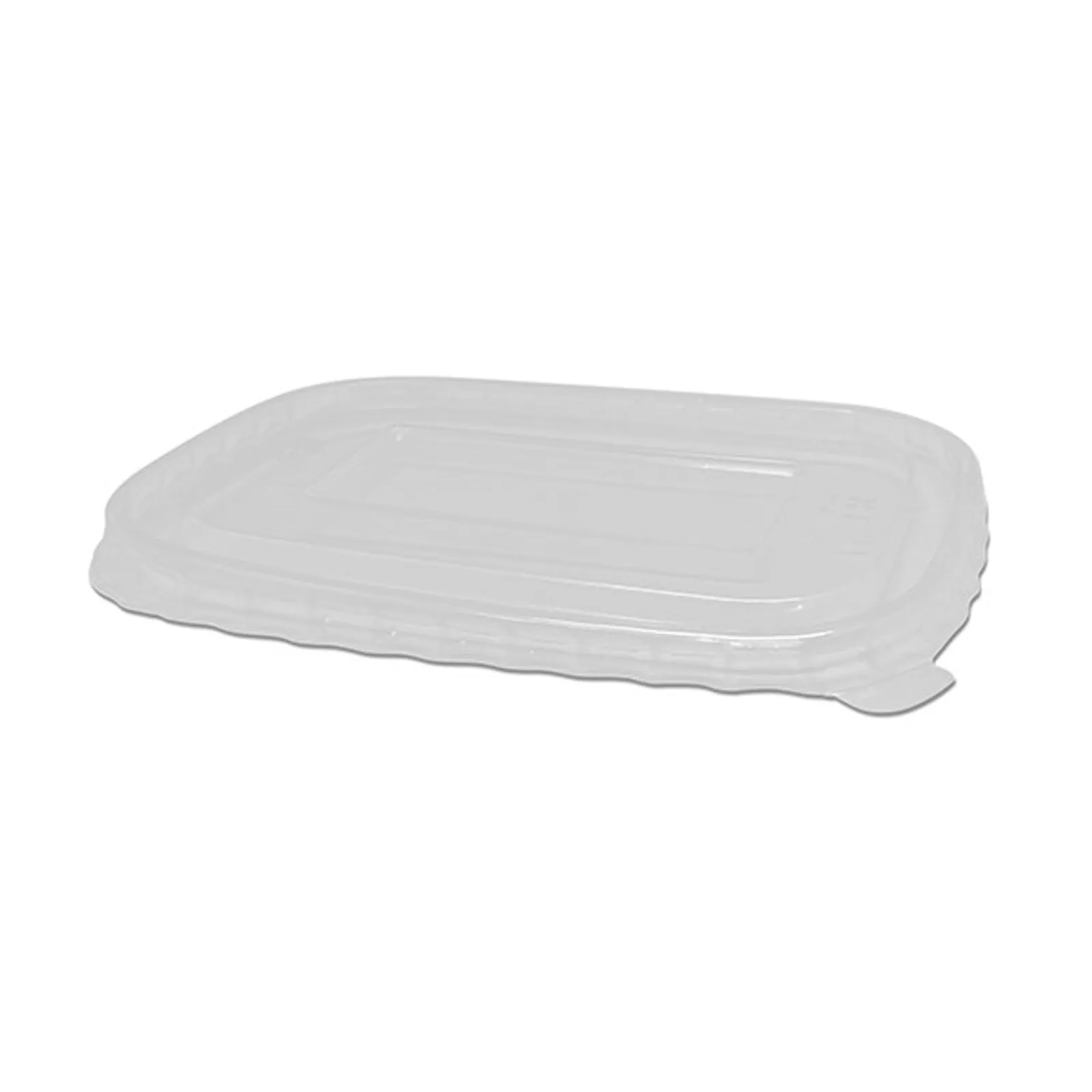 PAC Trading KRCLPET - PET Lid for Rectangular Container - Fit 500-1000ml 300pc/ctn