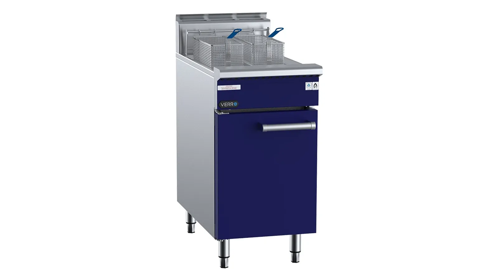 VERRO VTF-451S - 450mm Split Pan Turbo Fryer