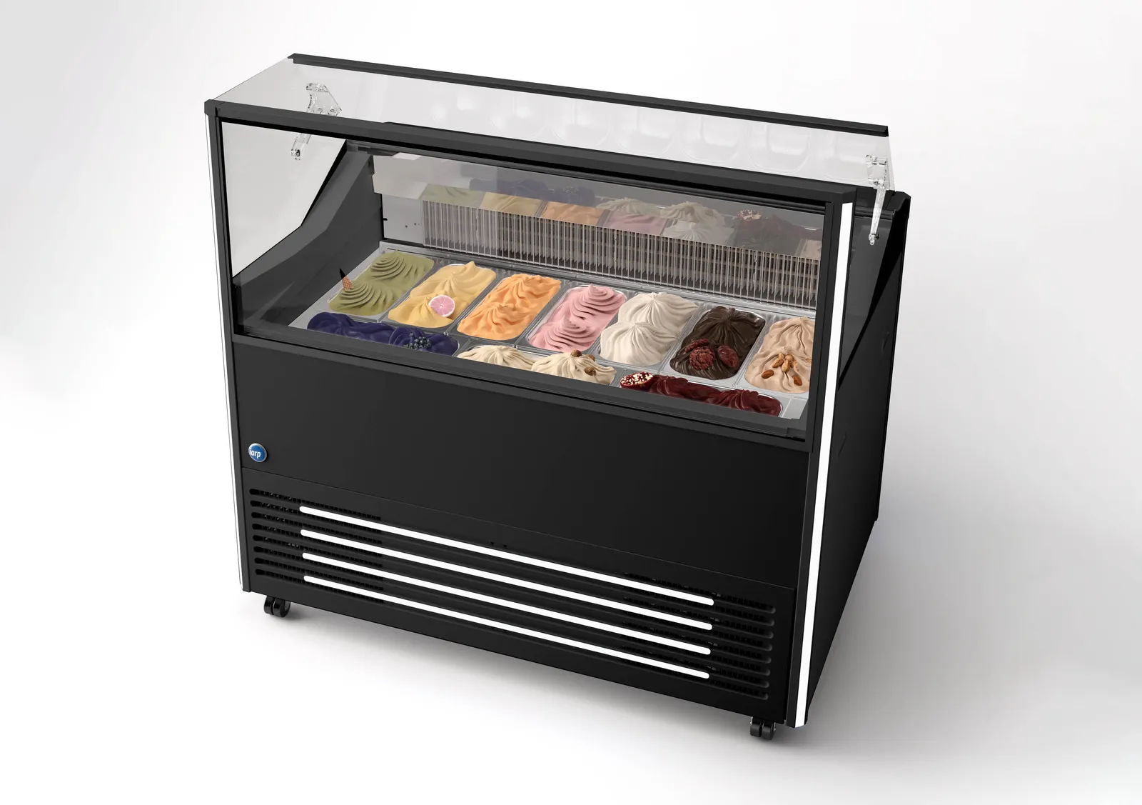 IARP Delight 10 Prime - 10 Tubs Scooping Ice Cream Cabinet