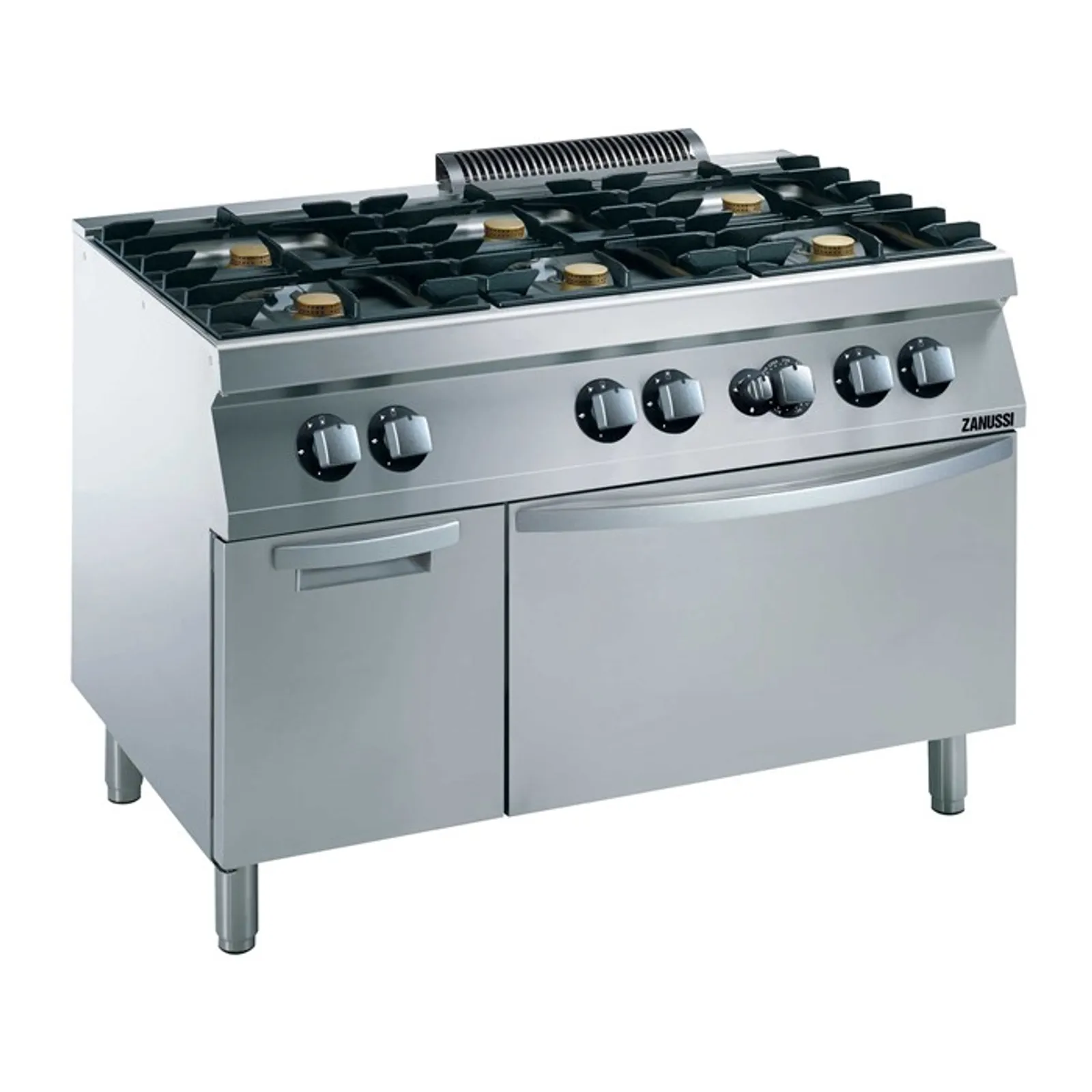 Zanussi 372151 EVO700 - 6 Burner Gas Range on Gas Oven with Cupboard