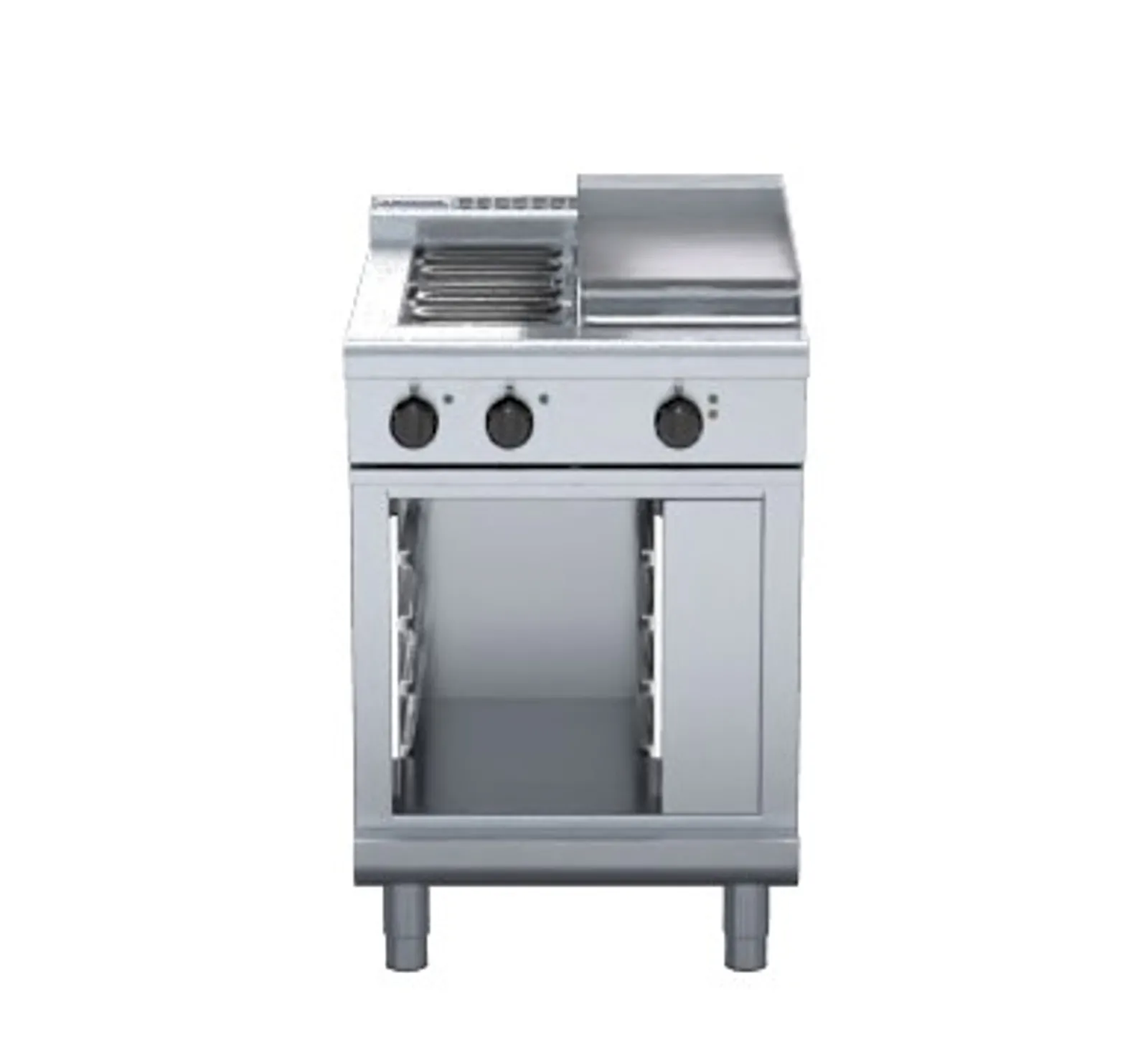 Waldorf 800 Series RNL8403E-CB - 600mm Electric Cooktop Low Back Version Cabinet Base