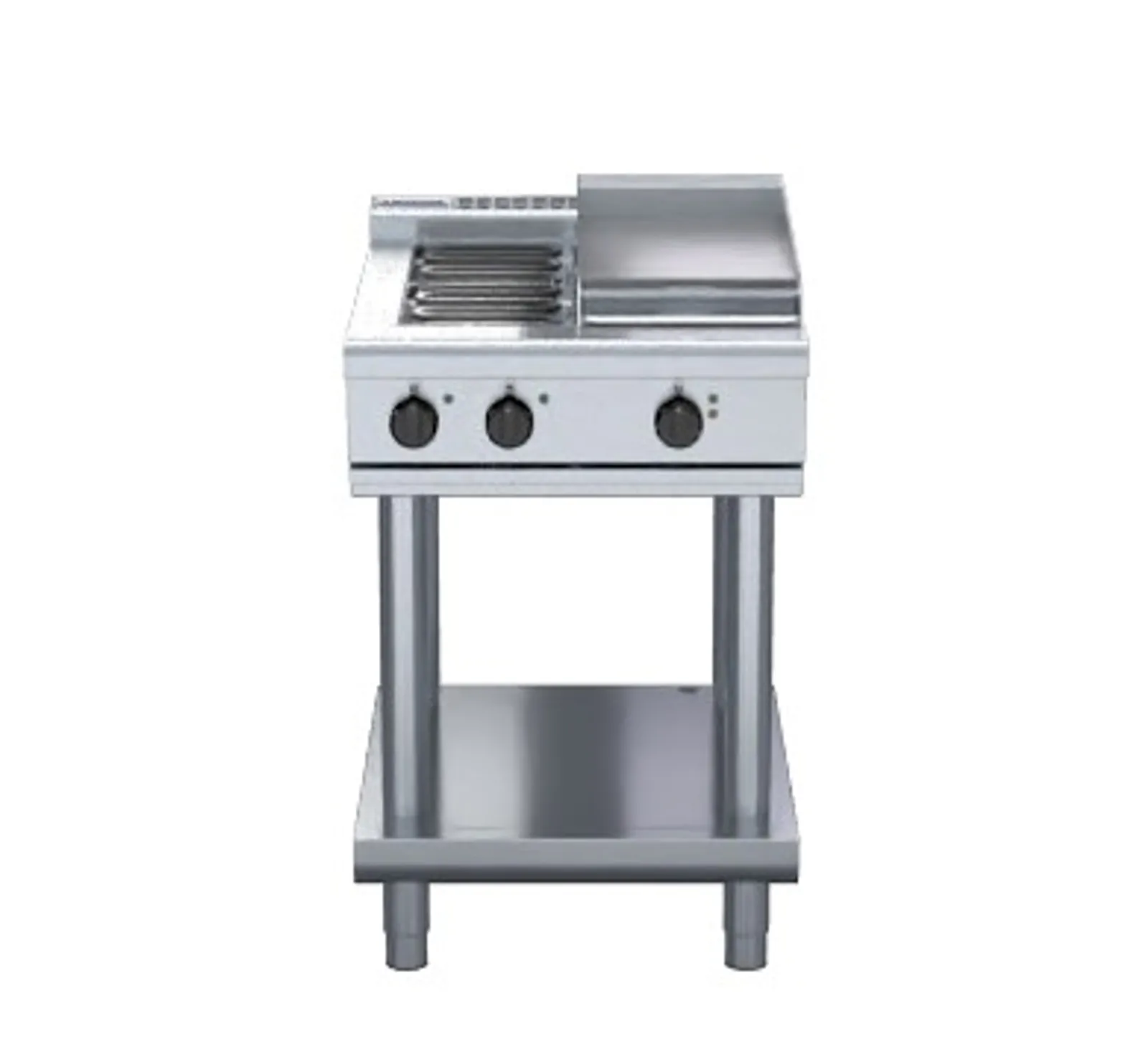 Waldorf 800 Series RNL8403E-LS - 600mm Electric Cooktop Low Back Version Leg Stand