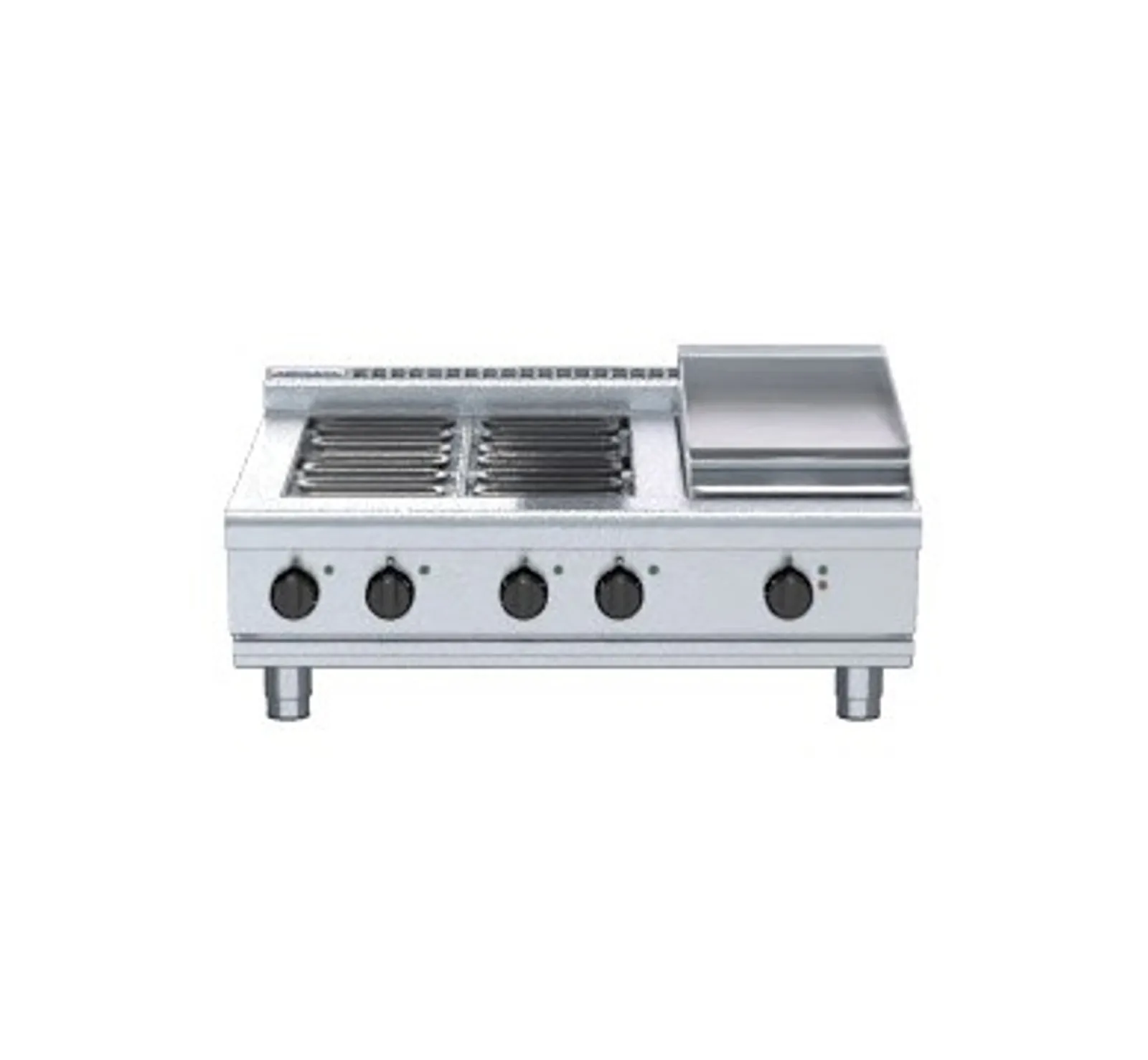 Waldorf 800 Series RNL8603E-B - 900mm Electric Cooktop Low Back Version Bench Model