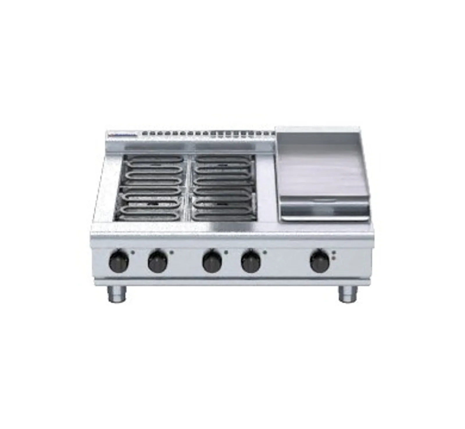 Waldorf 800 Series RNL8603E-B - 900mm Electric Cooktop Low Back Version Bench Model