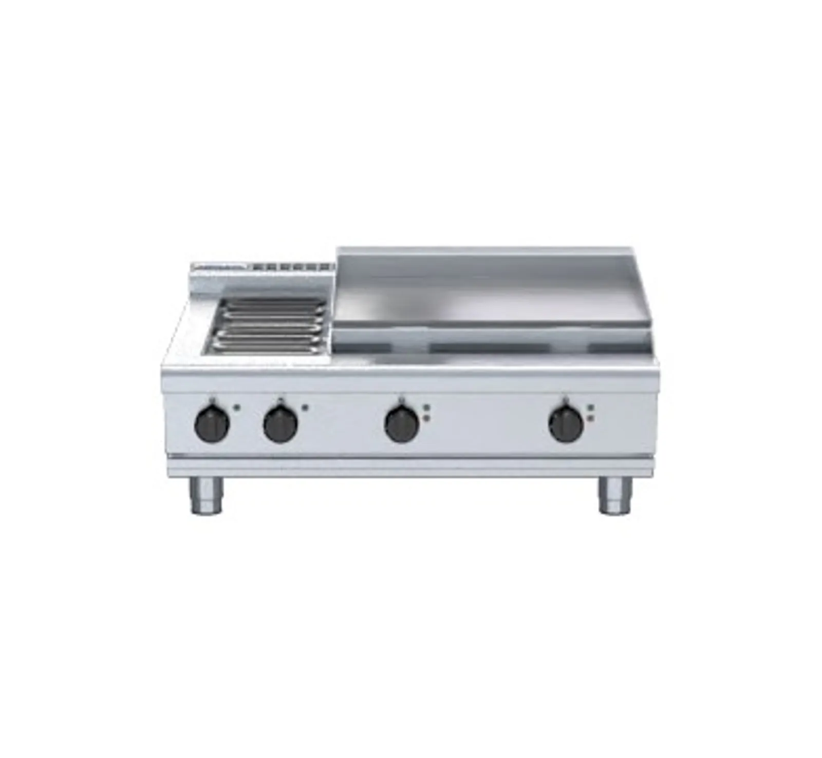 Waldorf 800 Series RNL8606E-B - 900mm Electric Cooktop Low Back Version Bench Model