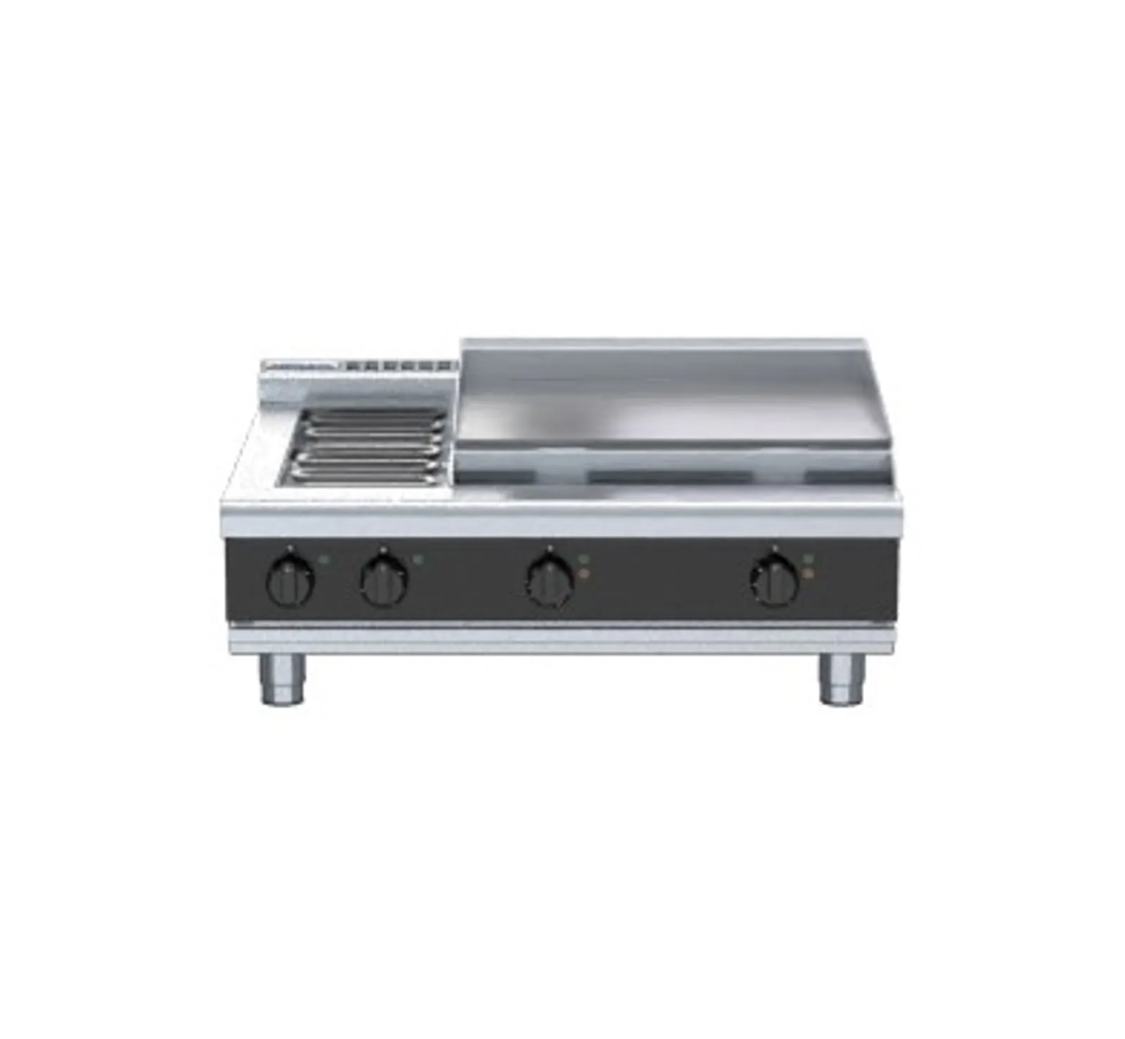 Waldorf Bold RNLB8606E-B - 900mm Electric Cooktop Low Back Version Bench Model