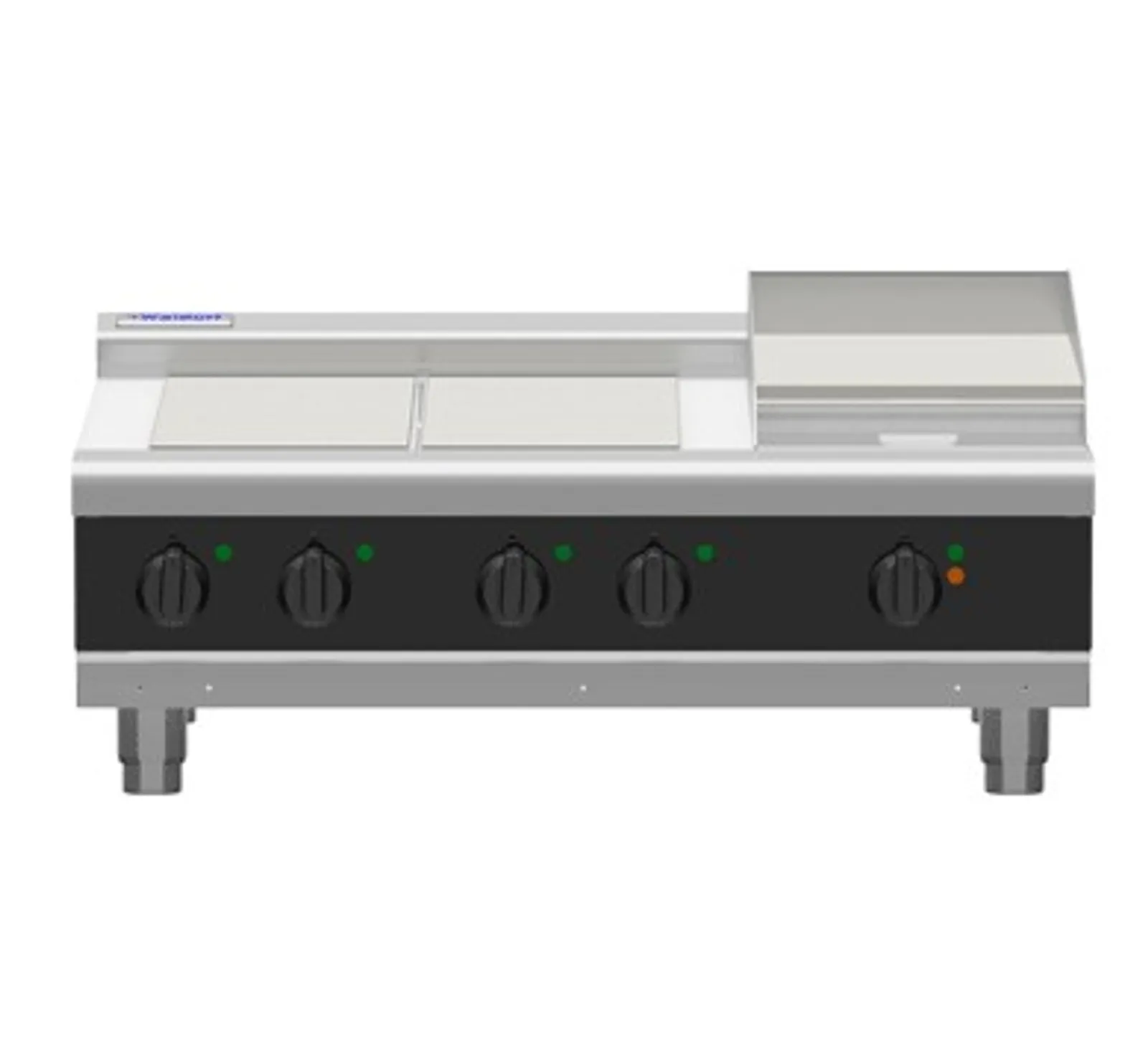 Waldorf Bold RNLB8609E-B - 900mm Electric Cooktop Low Back Version Bench Model