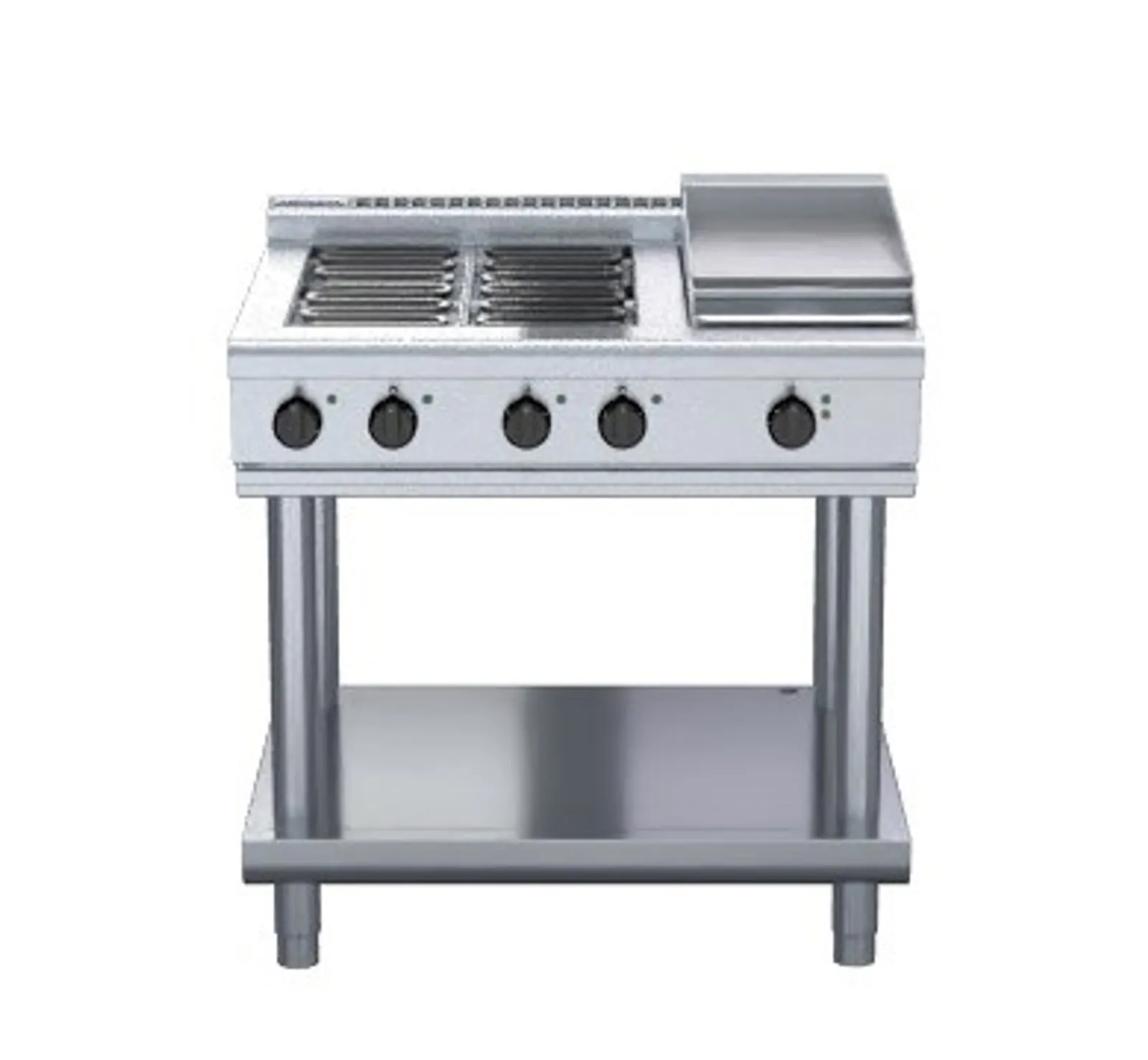 Waldorf 800 Series RNL8603E-LS - 900mm Electric Cooktop Low Back Version Leg Stand