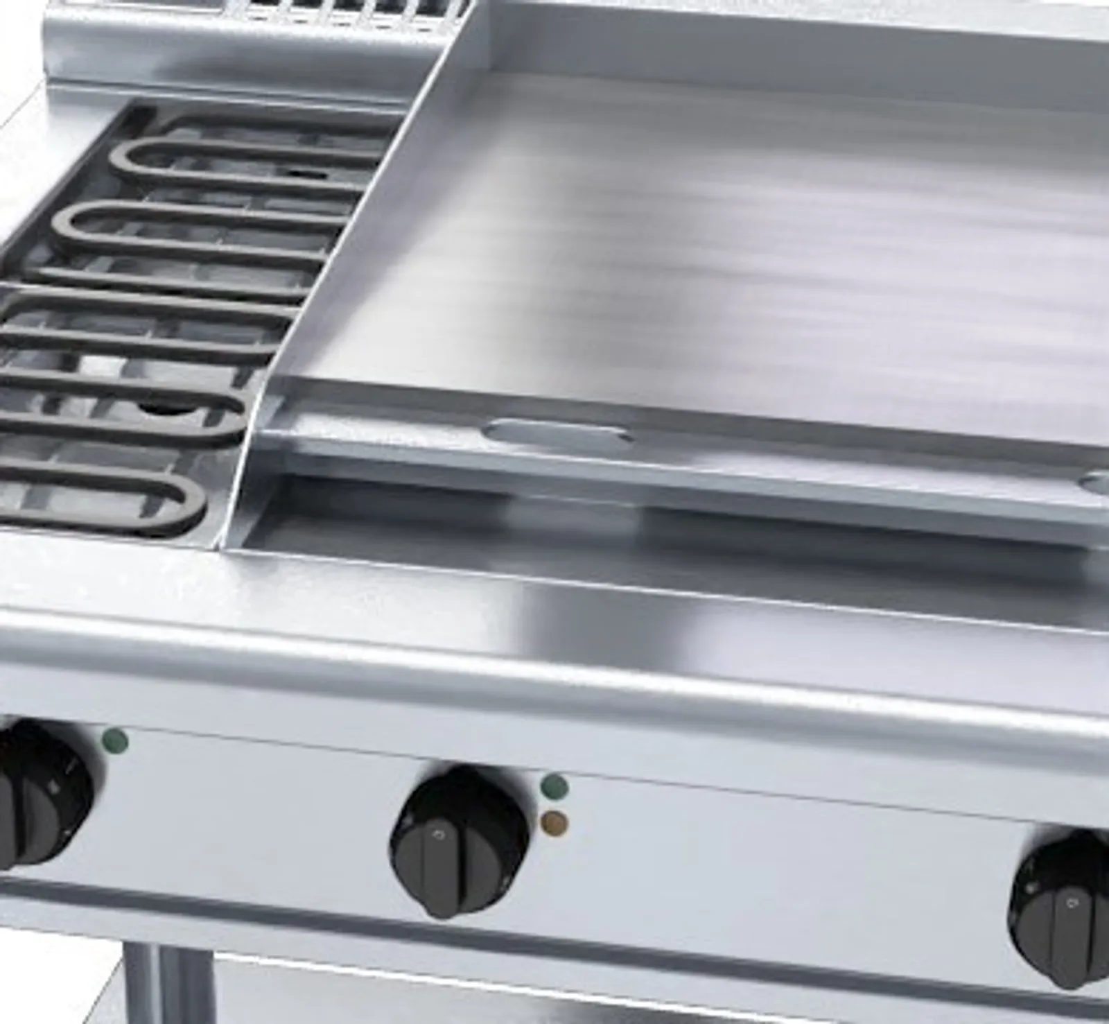 Waldorf 800 Series RNL8606E-LS - 900mm Electric Cooktop Low Back Version Leg Stand