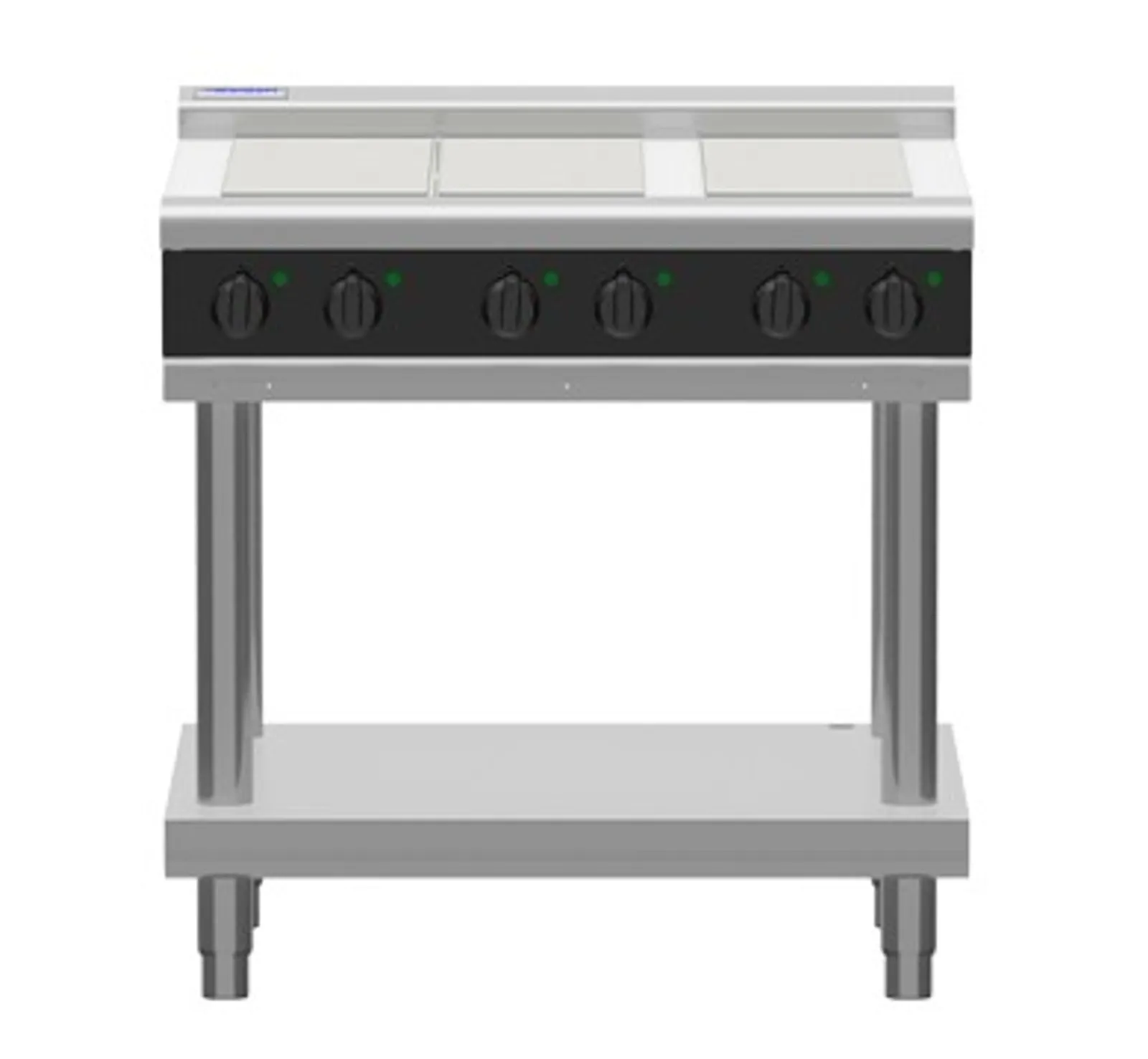 Waldorf Bold RNLB8609E-LS - 900mm Electric Cooktop Low Back Version Leg Stand