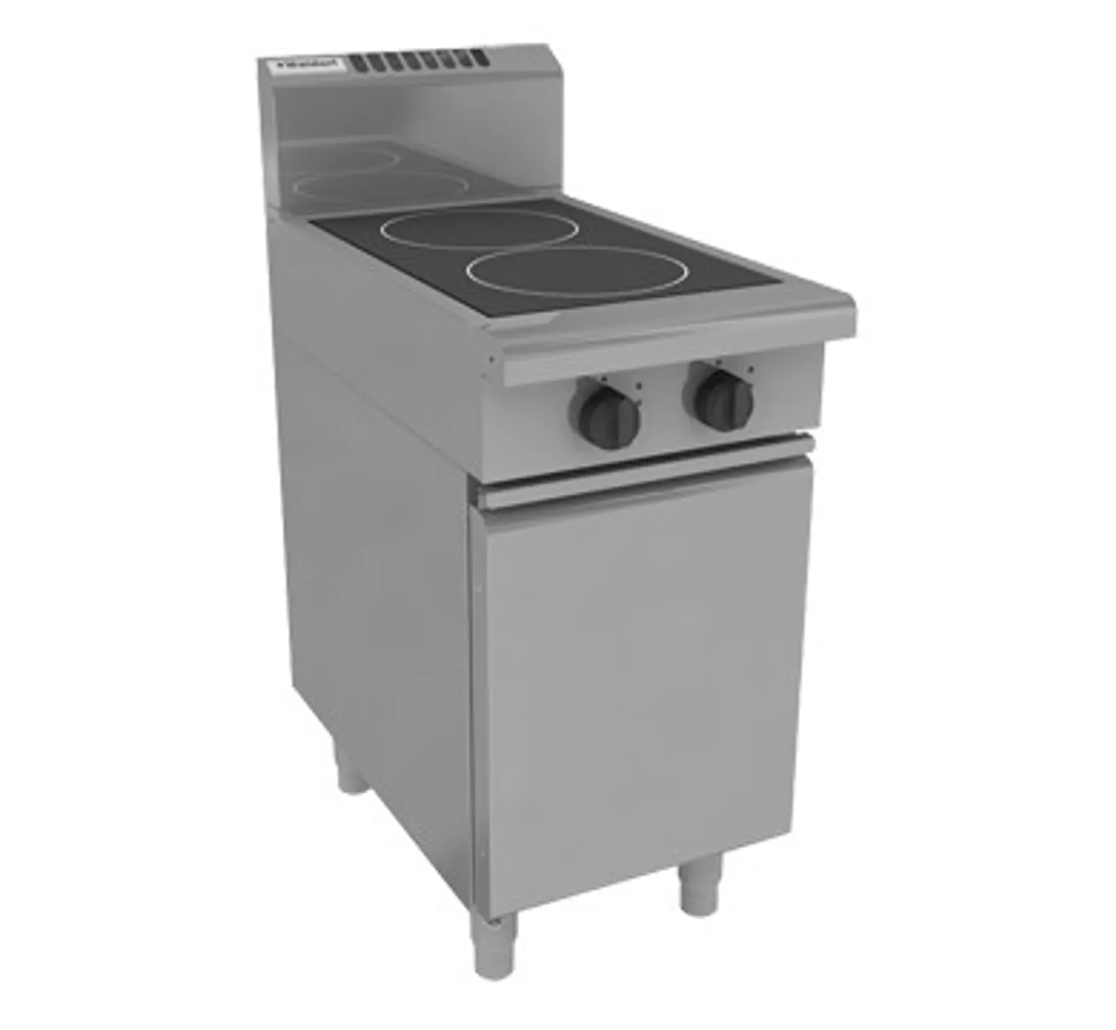Waldorf 800 Series INL8200E-CB - 450mm Electric Induction Cooktop Low Back Version Cabinet Base