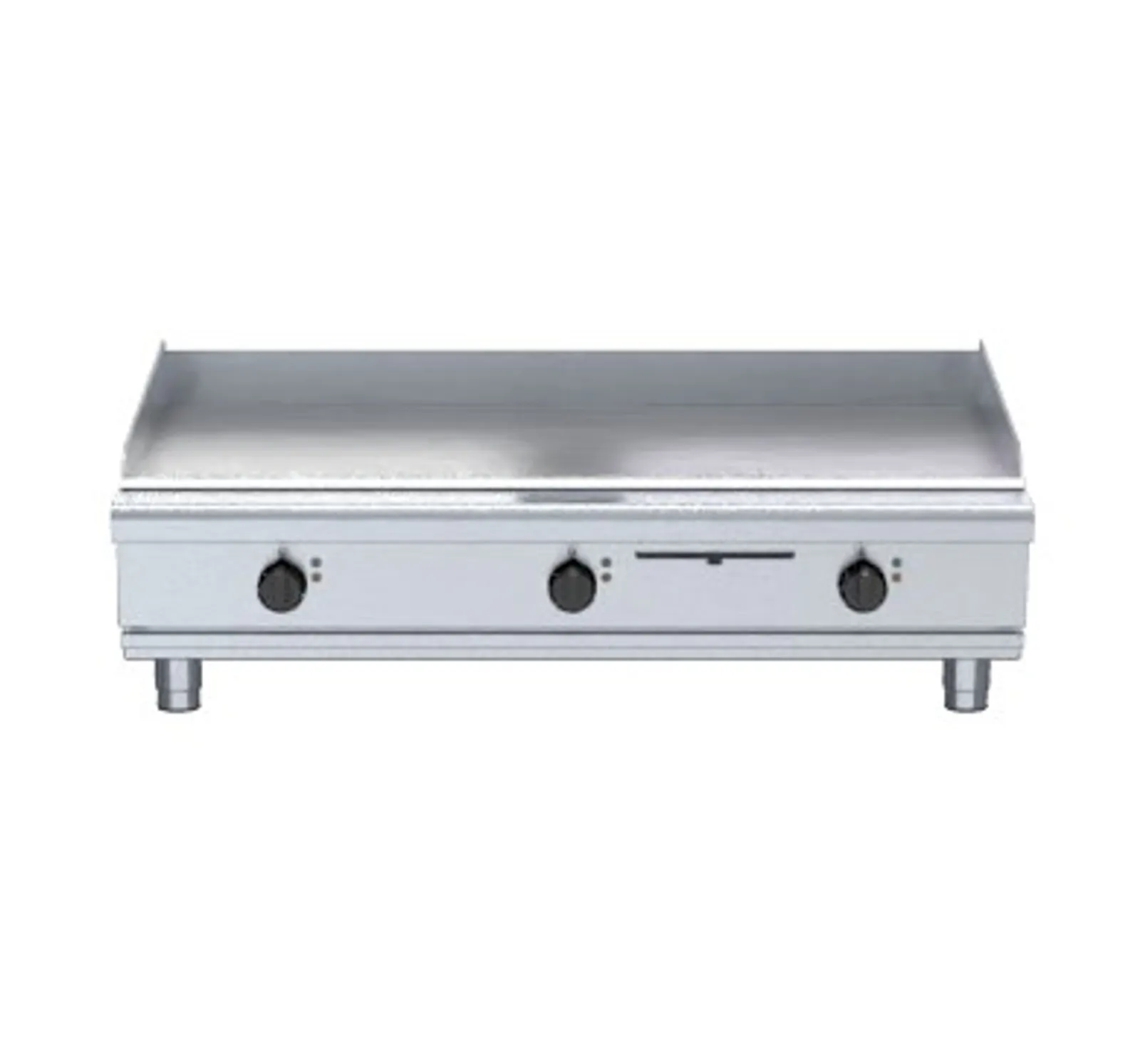 Waldorf 800 Series GPL8120E-B - 1200mm Electric Griddle Low Back Version Bench Model