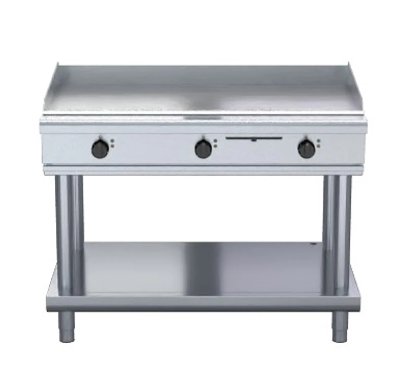 Waldorf 800 Series GPL8120E-LS - 1200mm Electric Griddle Low Back Version Leg Stand