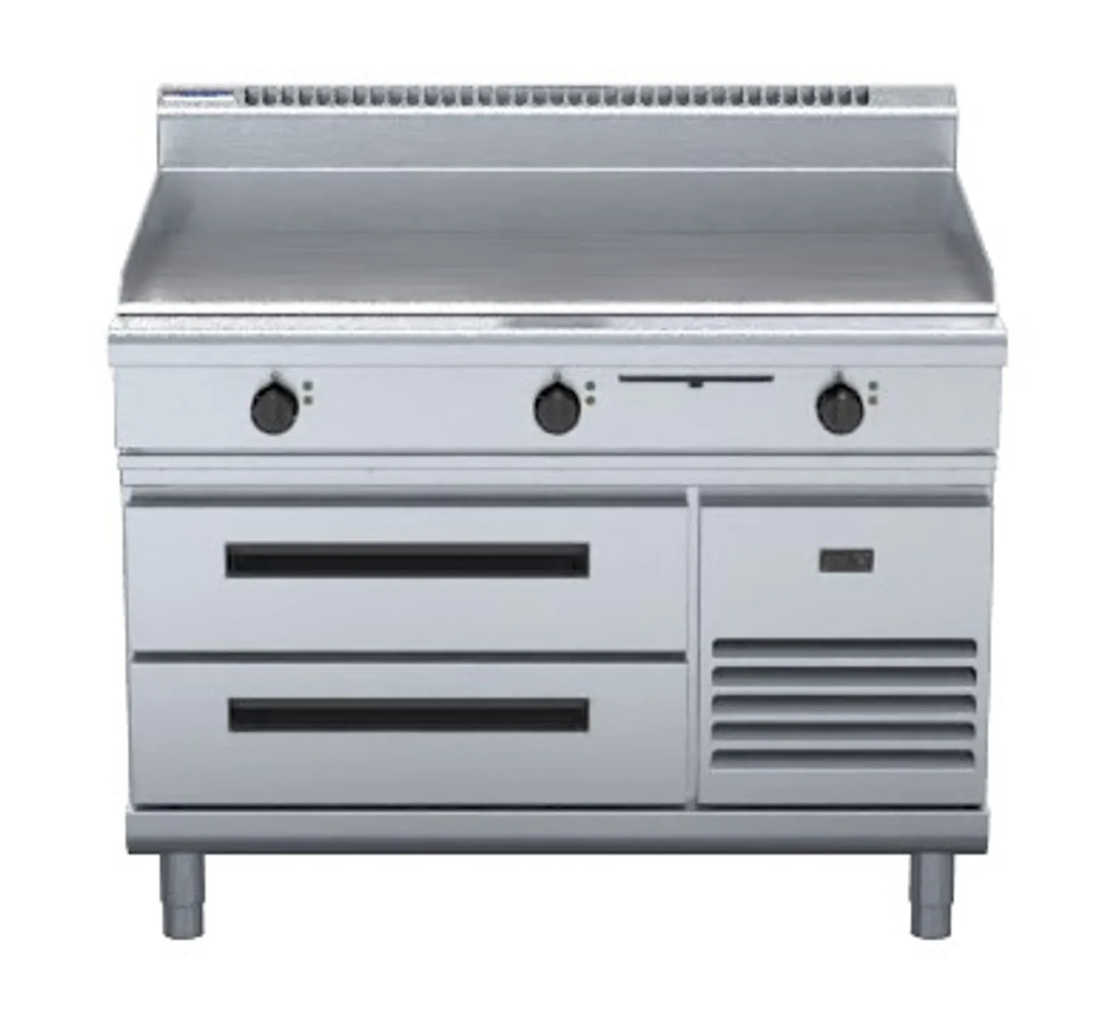Waldorf 800 Series GP8120E-RB - 120mm Electric Griddle Refrigerated Base